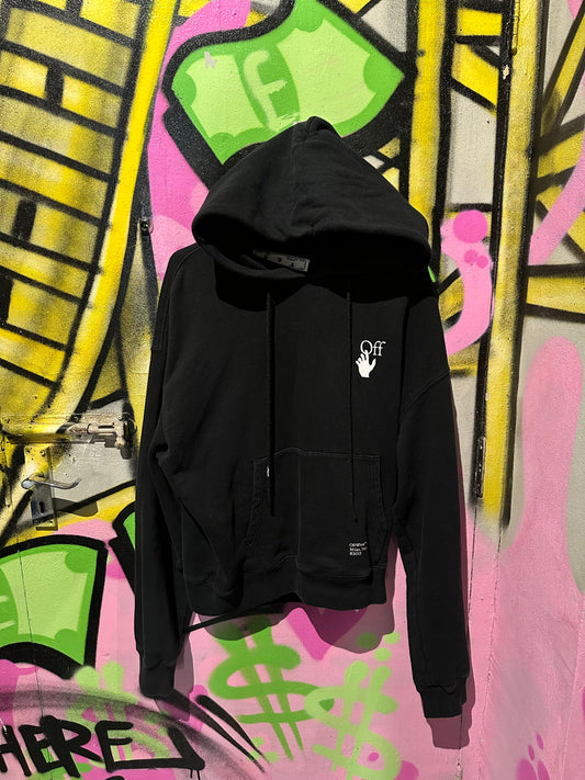 OFF WHITE CROSS HOODY