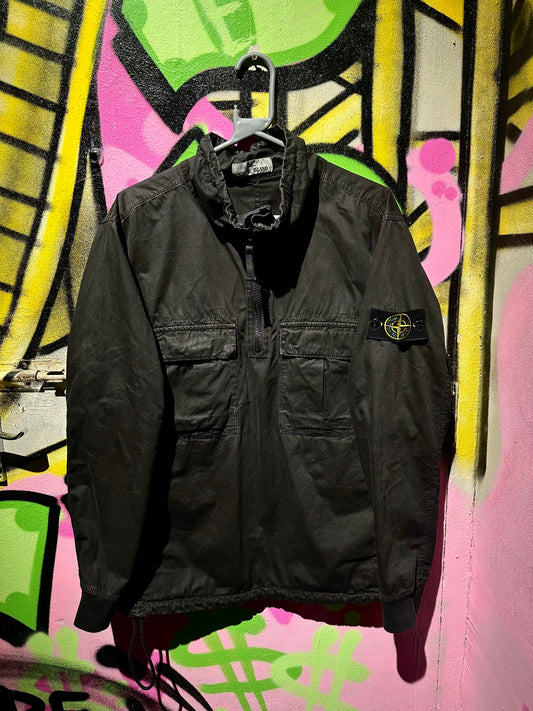 STONE ISLAND BLACK SMOCK