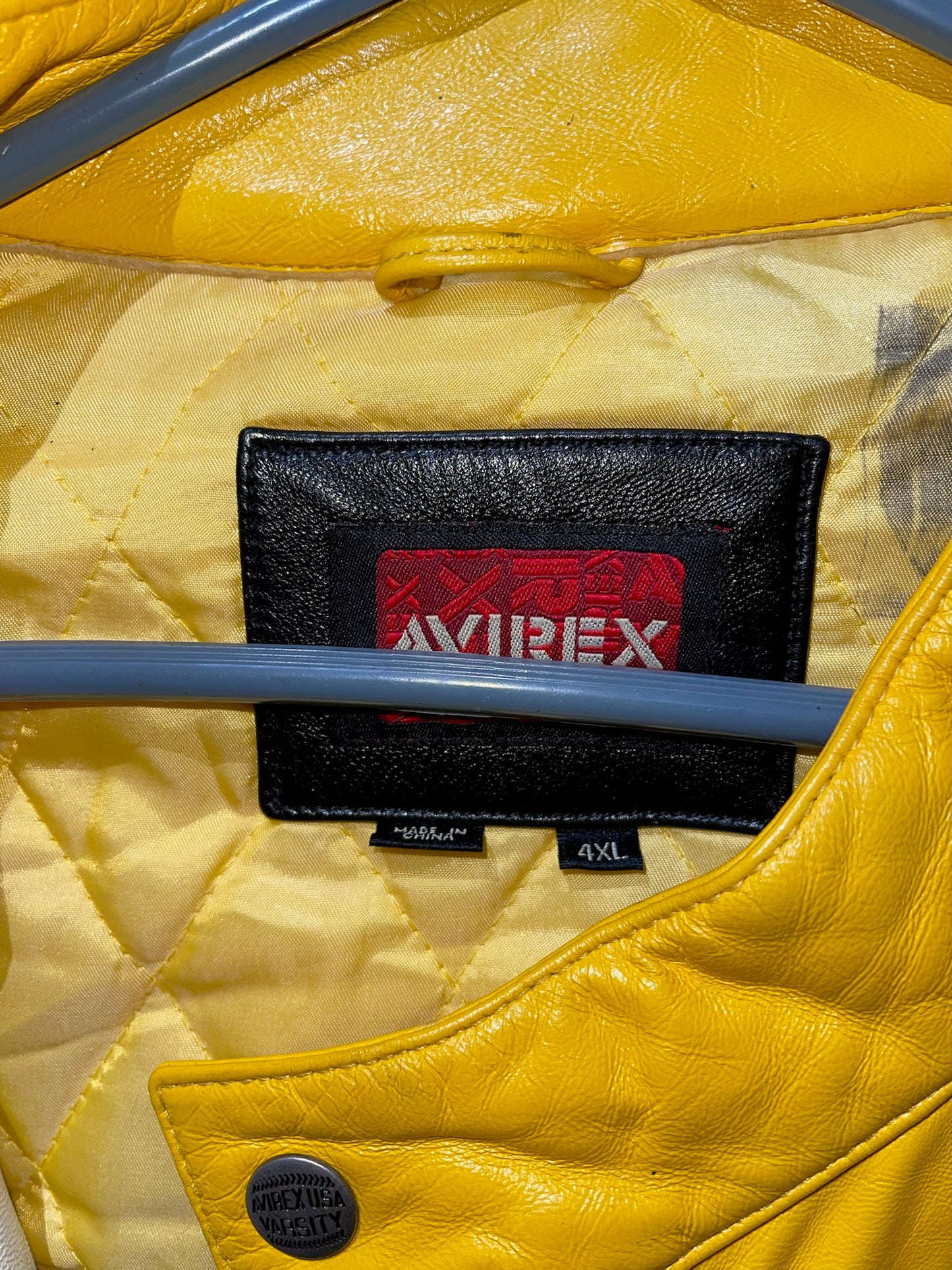 AVIREX RACING SUPERBIKE TEAM USA JACKET YELLOW BLACK