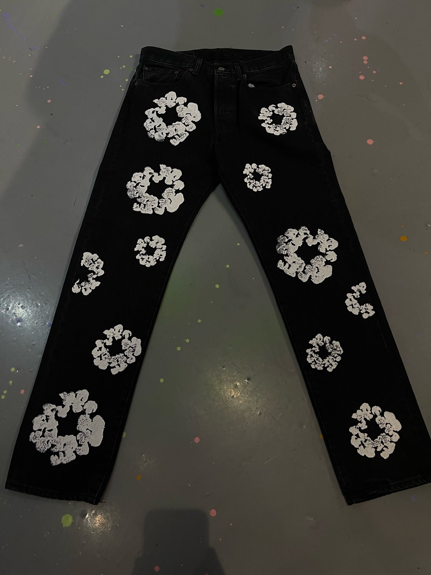 DENIM TEARS JEANS DARK BLUE