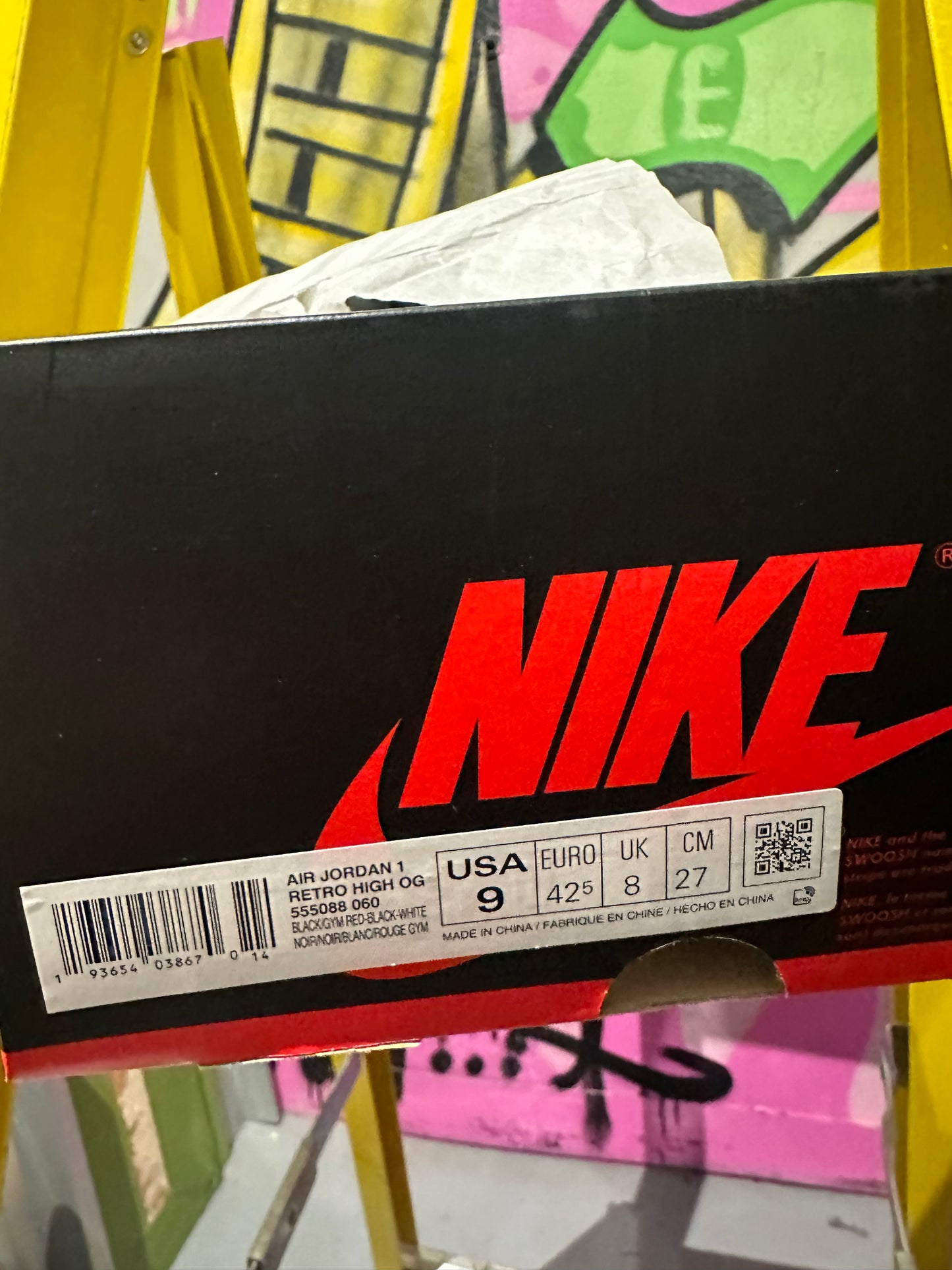 Jordan 1 High Black/Red