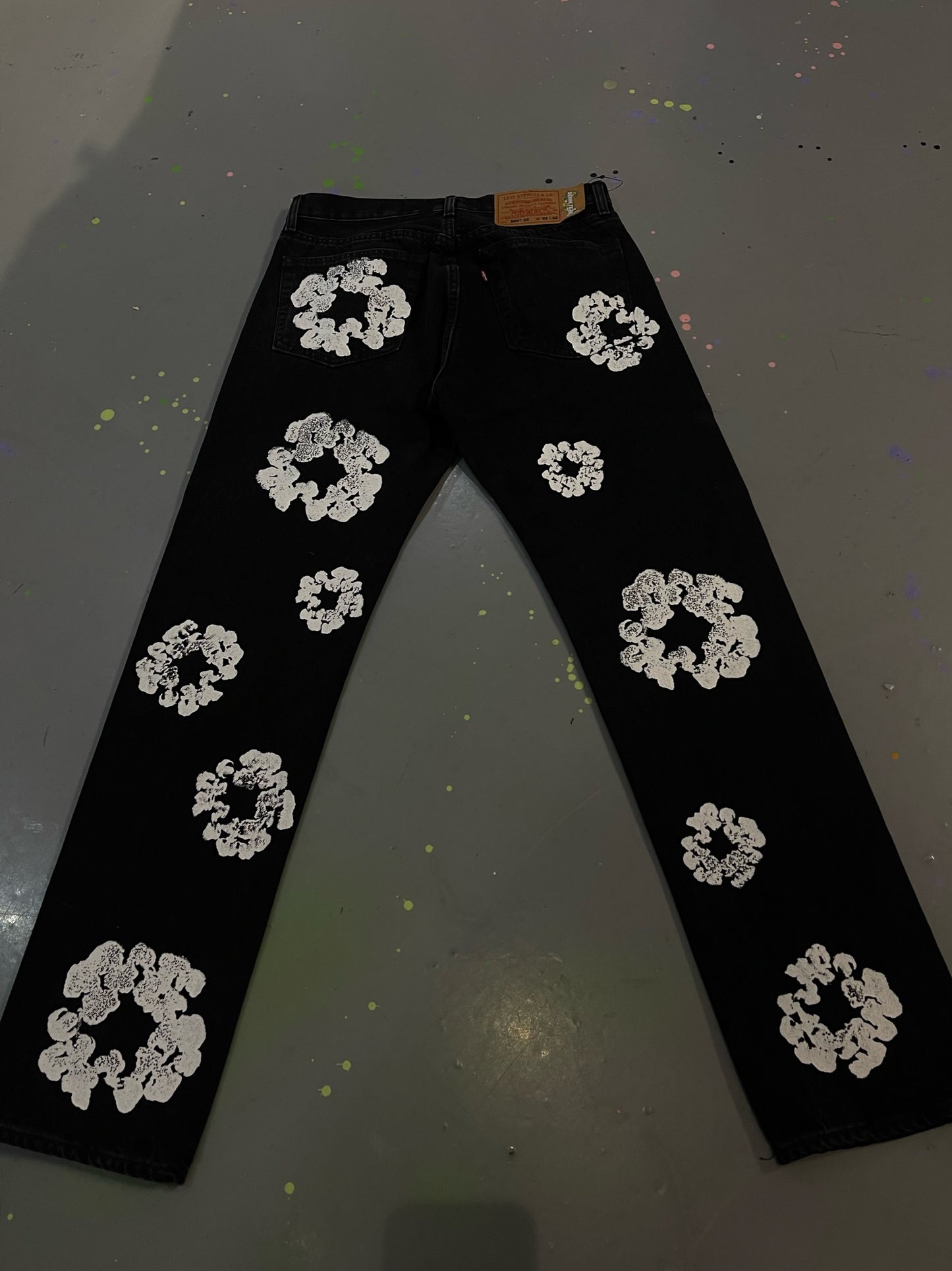 DENIM TEARS JEANS DARK BLUE