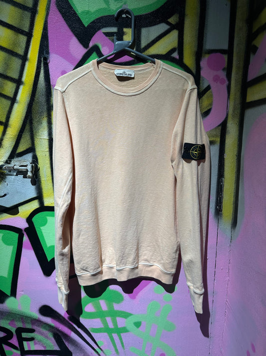 STONE ISLAND JUMPER PEACH