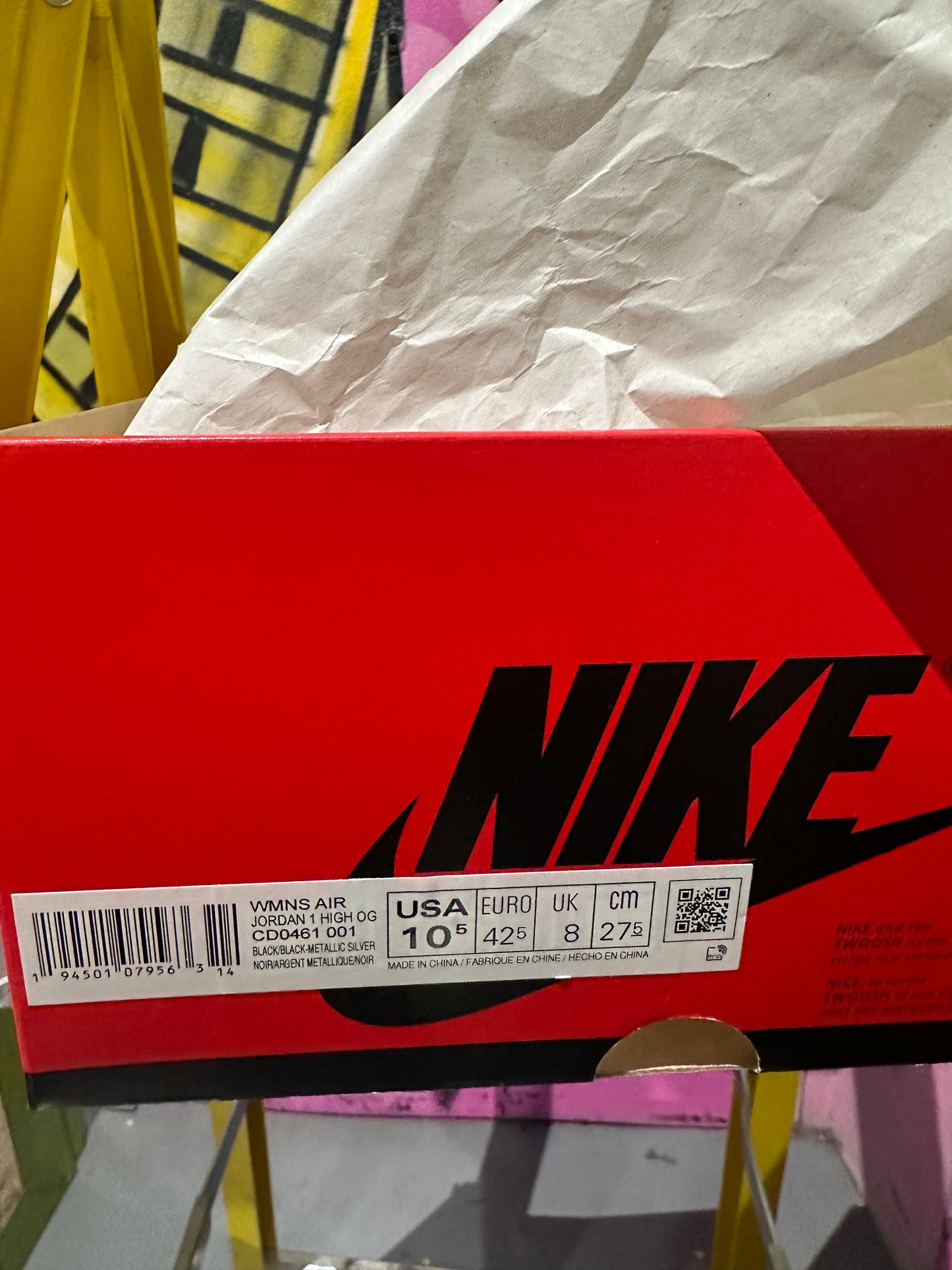 Jordan 1 High Silver
