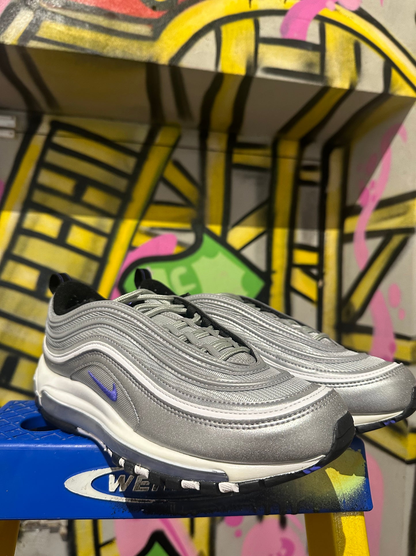 Air Max 97 Metallic Silver / Violet