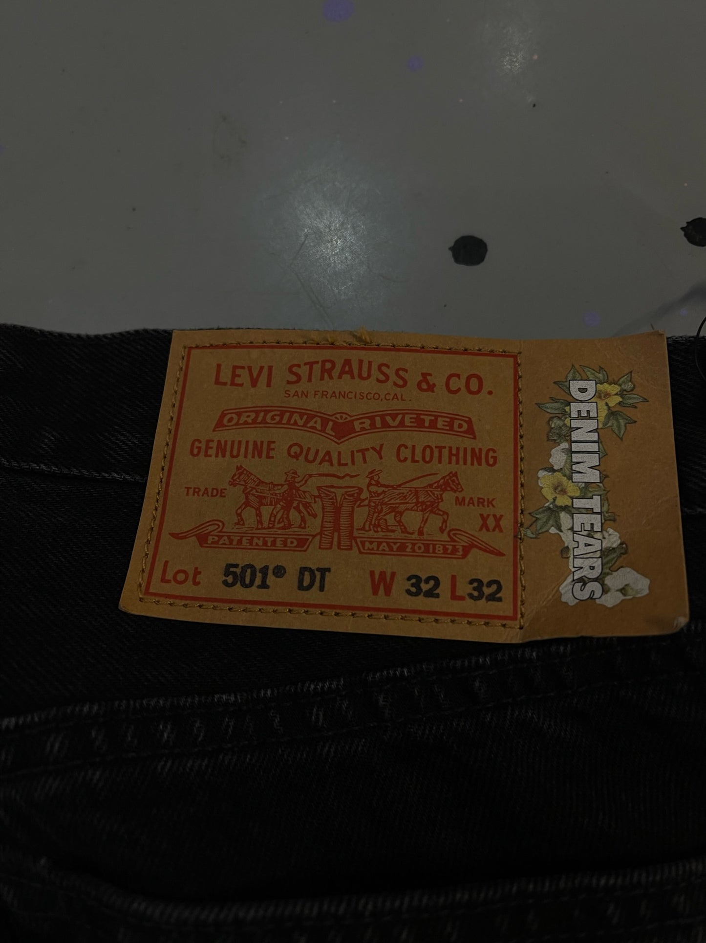 DENIM TEARS JEANS DARK BLUE
