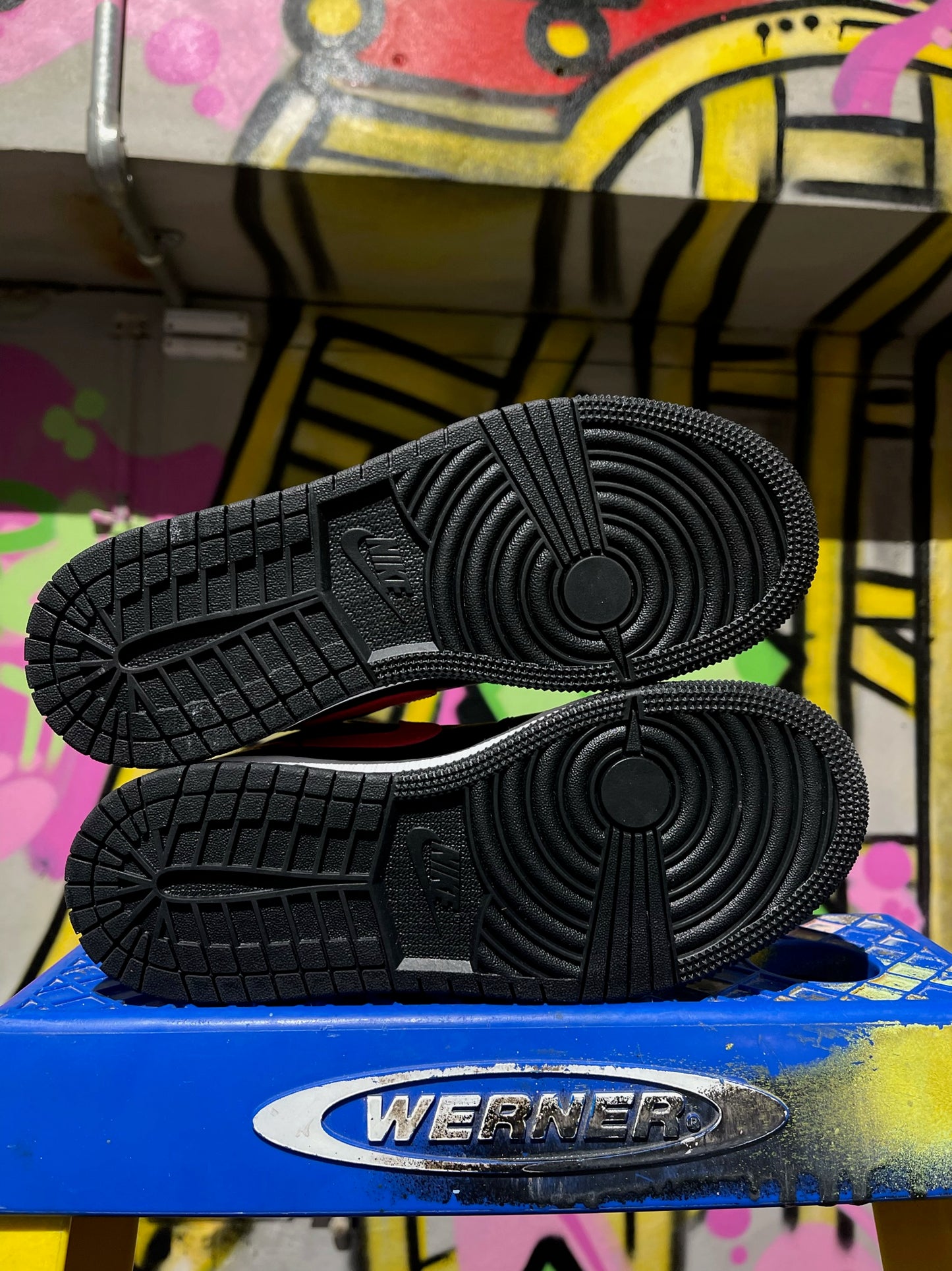 AIR JORDAN 1 LOW GS KIDS WHITE TOE