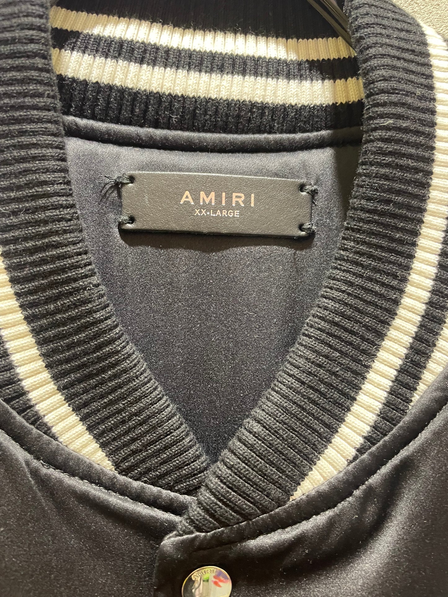 AMIRI LOVERS BASEBALL JACKET