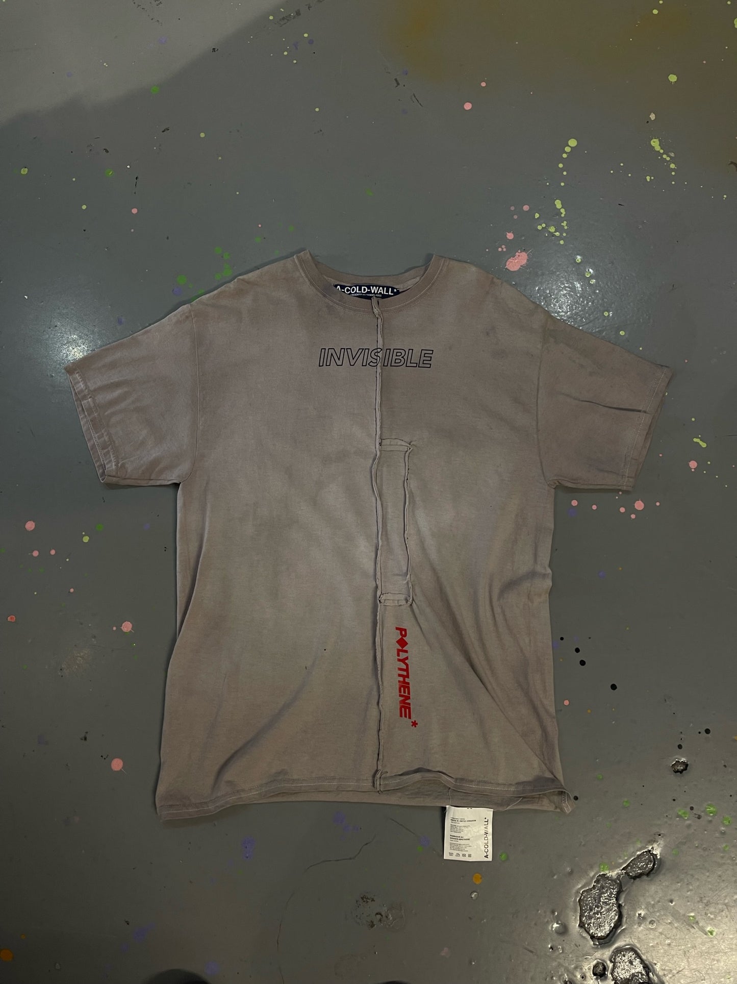 A COLD WALL INVISIBLE T SHIRT
