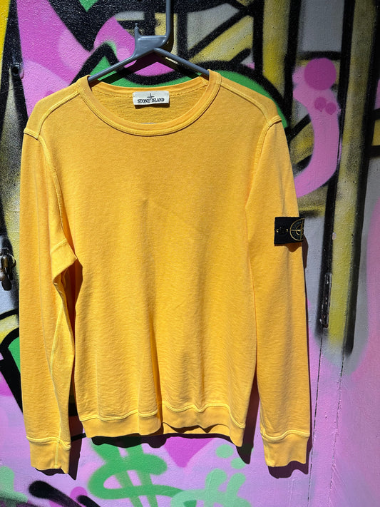 STONE ISLAND JUMPER YELLOW
