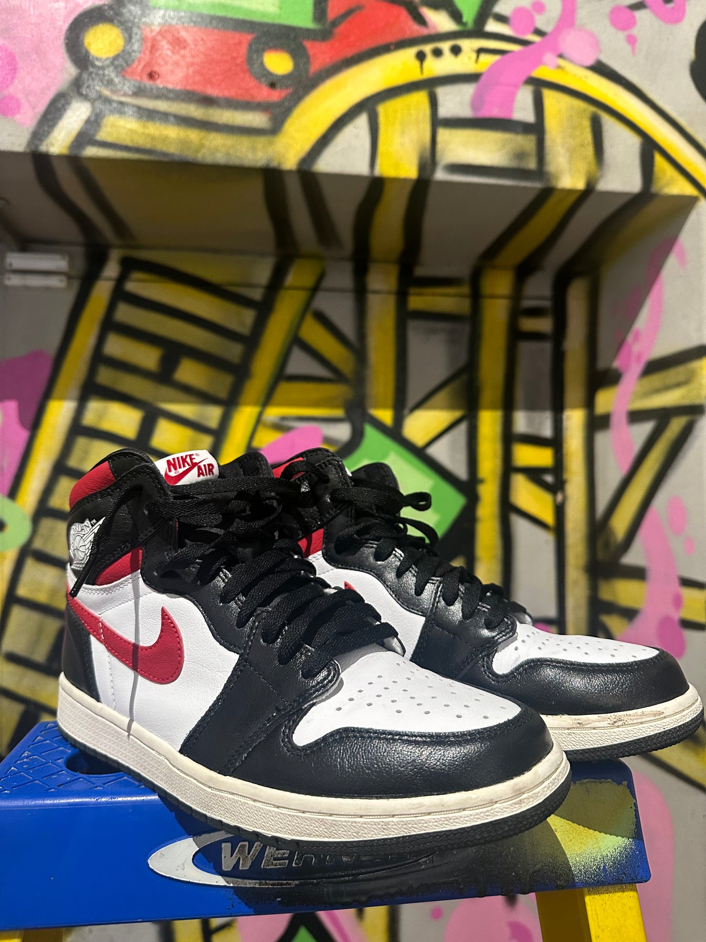 Jordan 1 High White/Black/Red