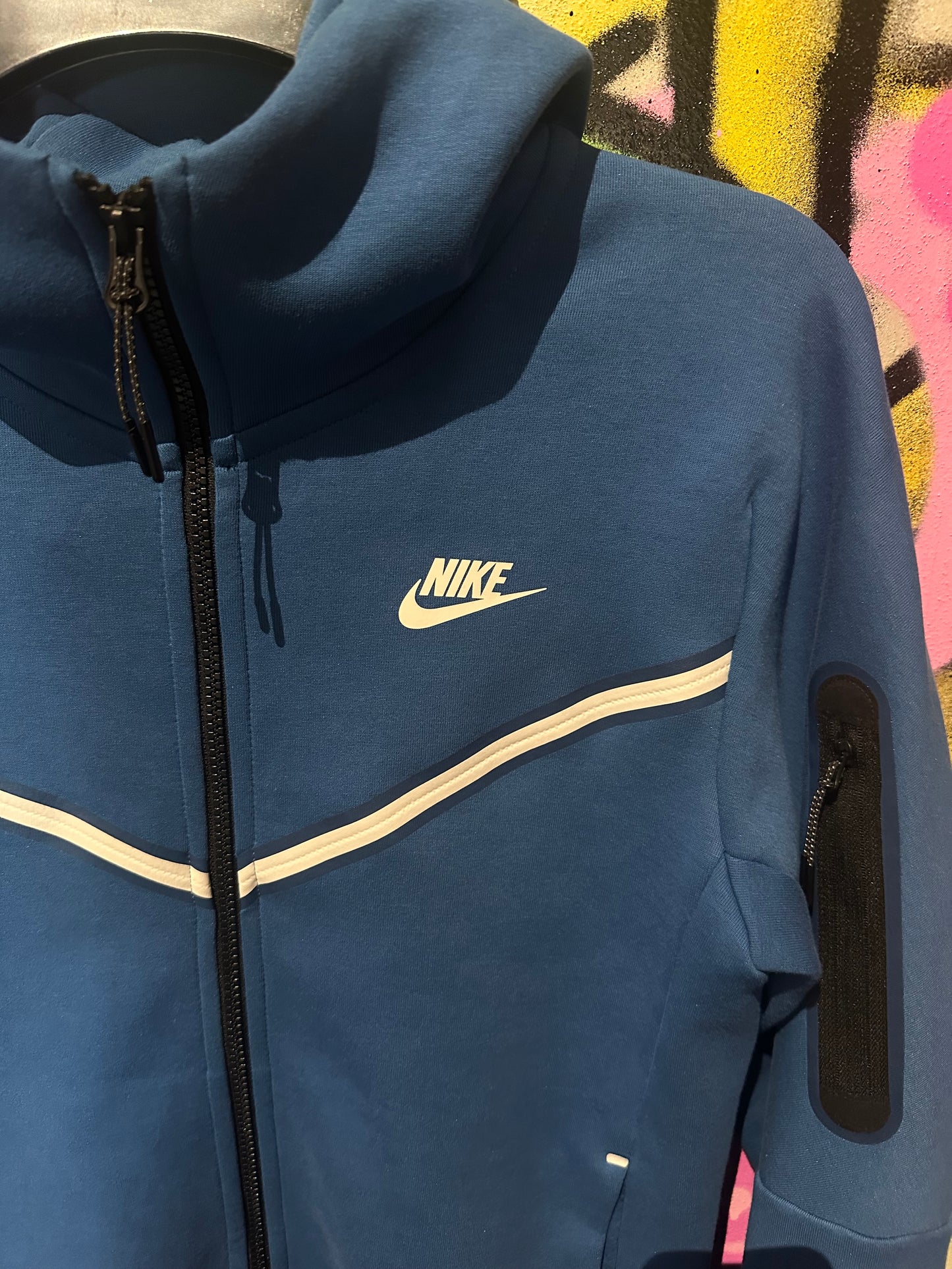 Blue Nike Tech Jacket