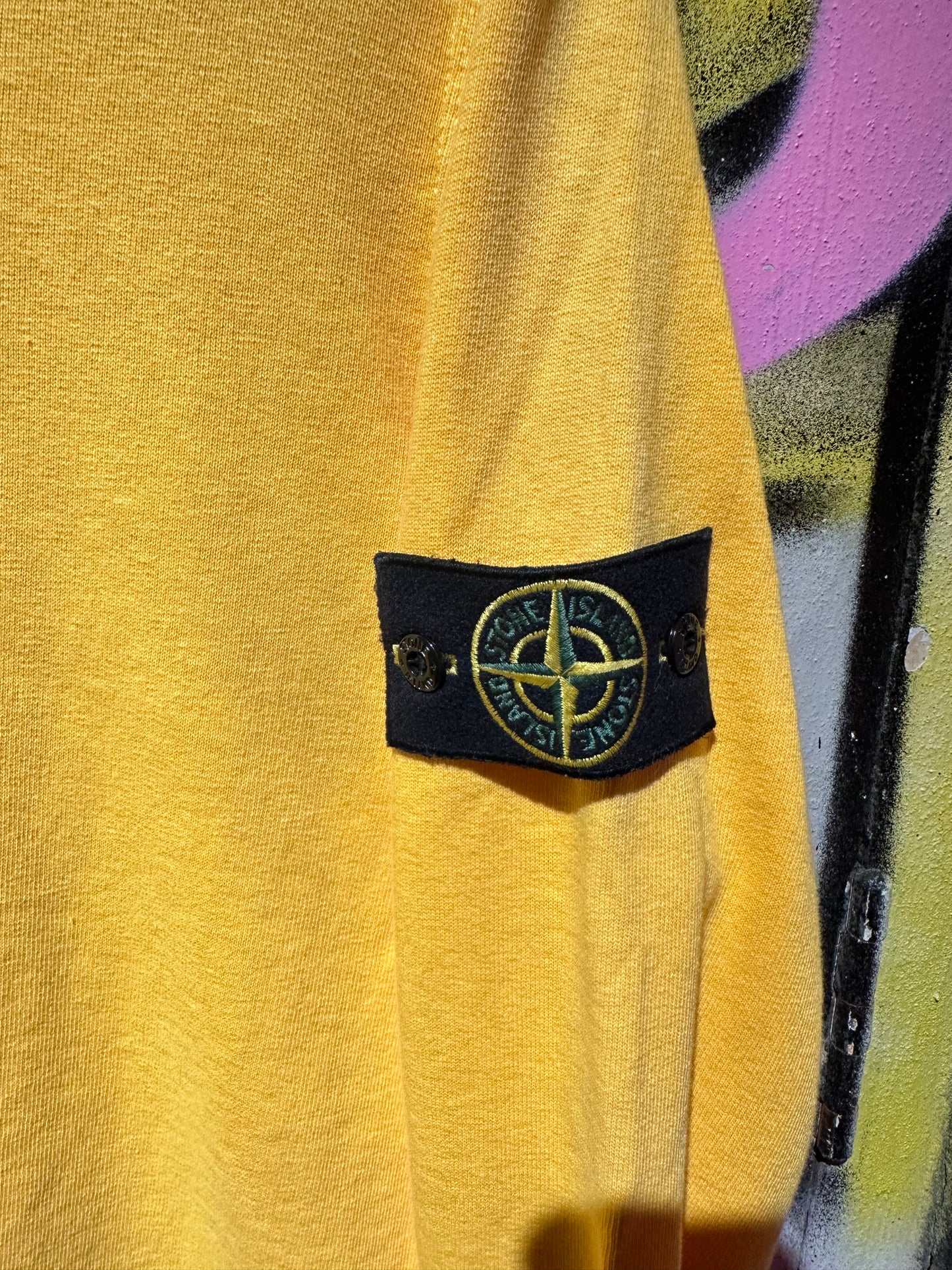 STONE ISLAND JUMPER YELLOW