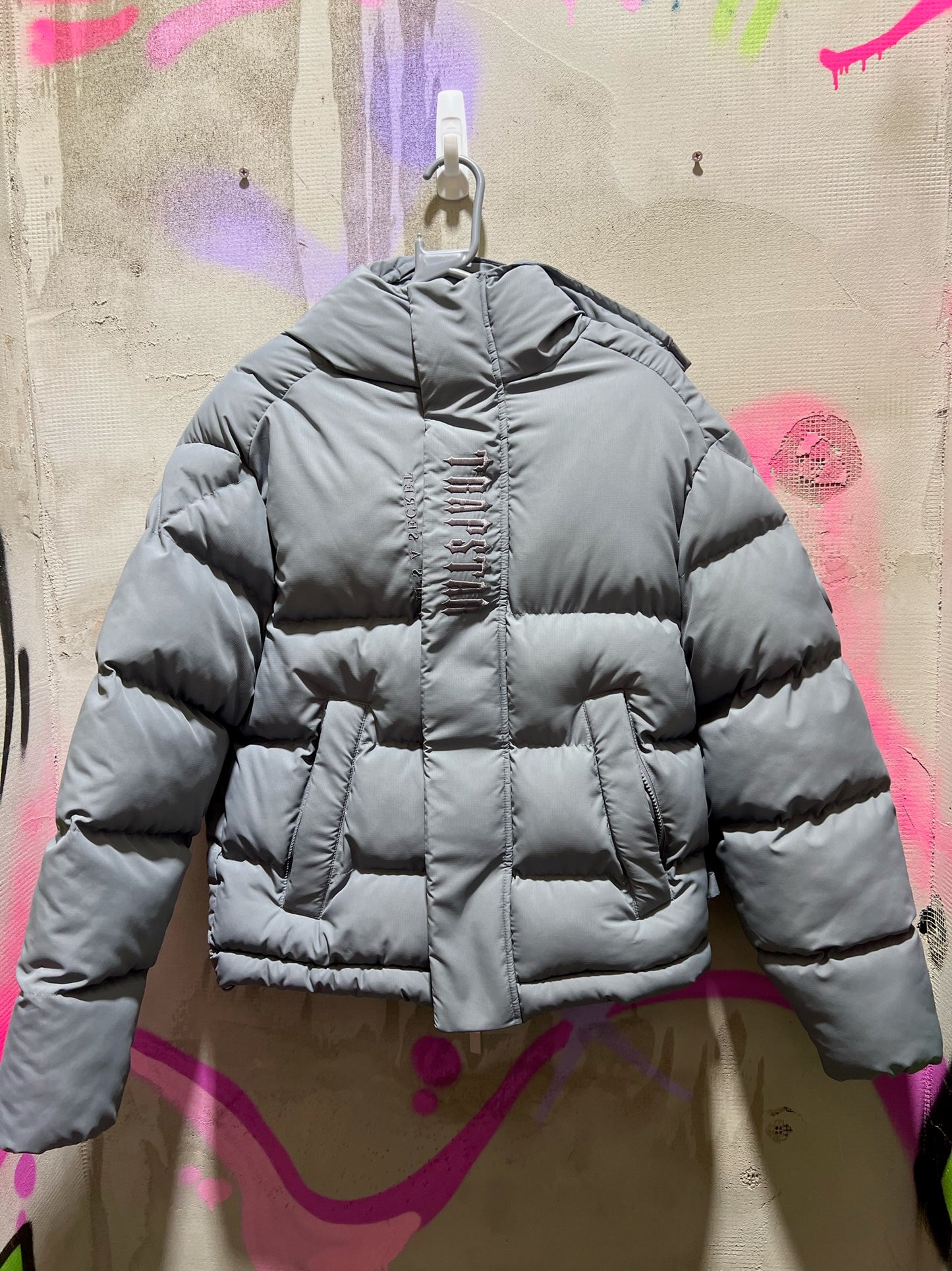 TRAPSTAR GREY PUFFER JACKET