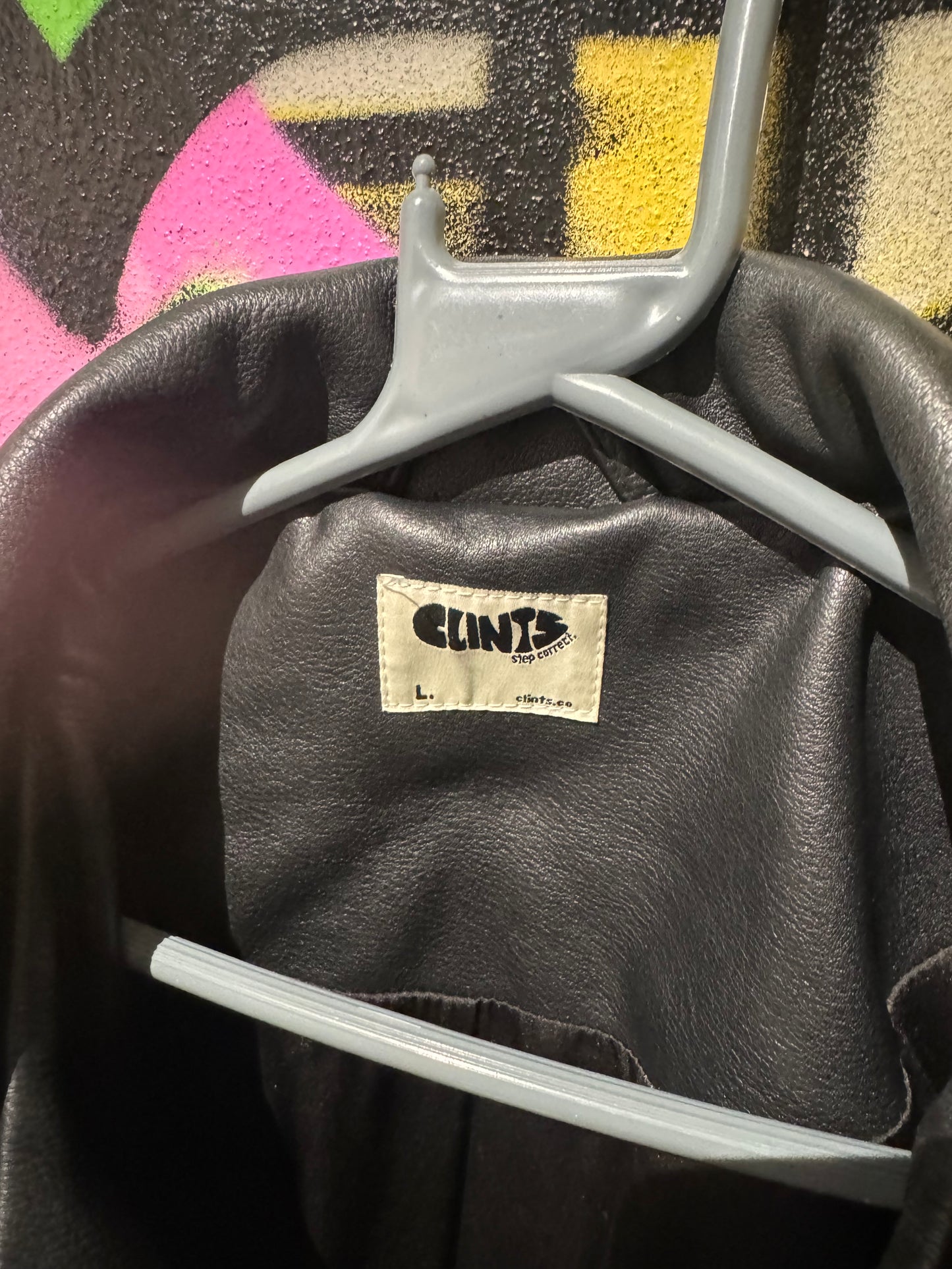 CLINTS LEATHER STITCH JACKET