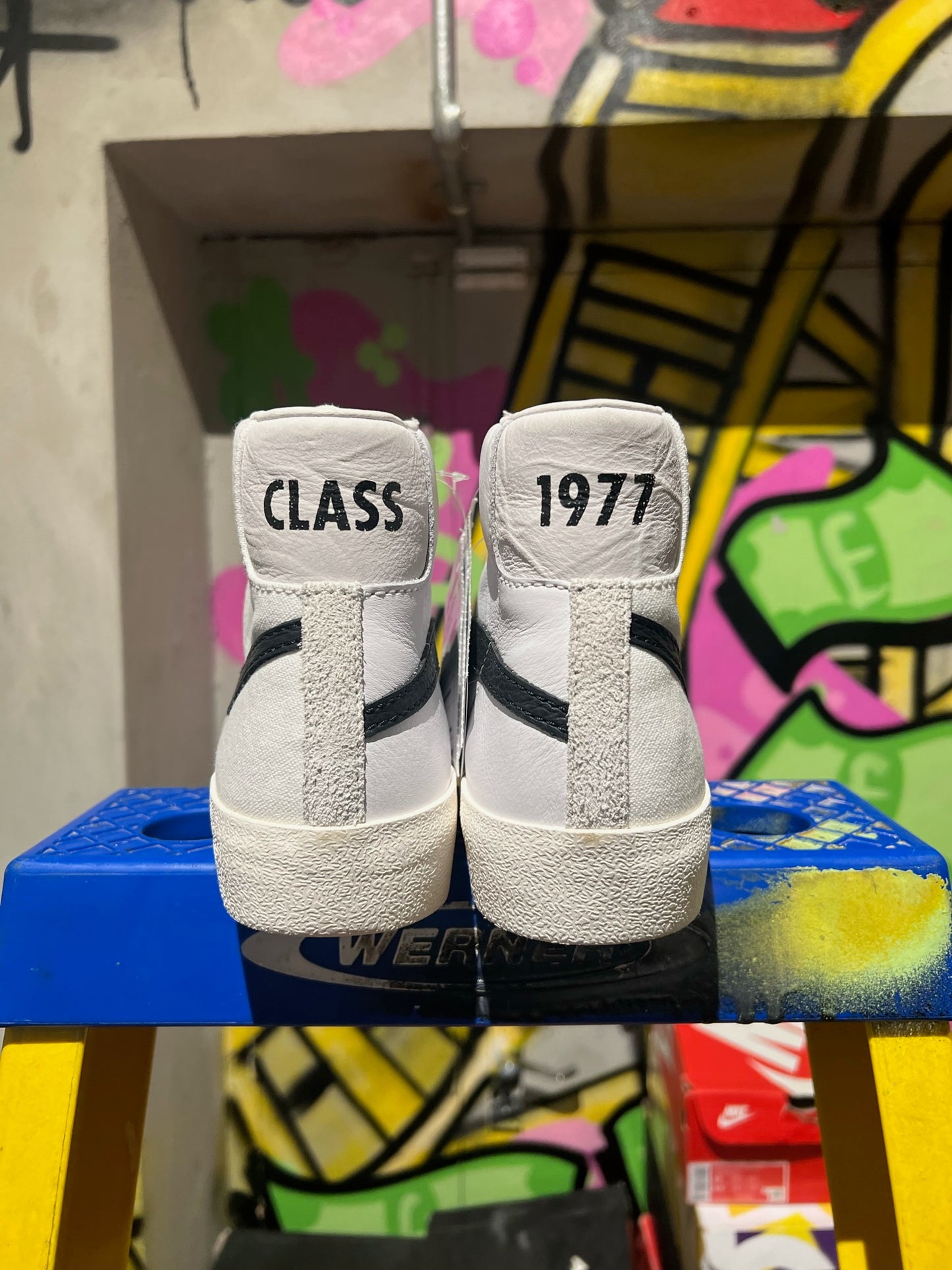 NIKE BLAZERS MID 77' 'WHITE/BLACK SAIL'