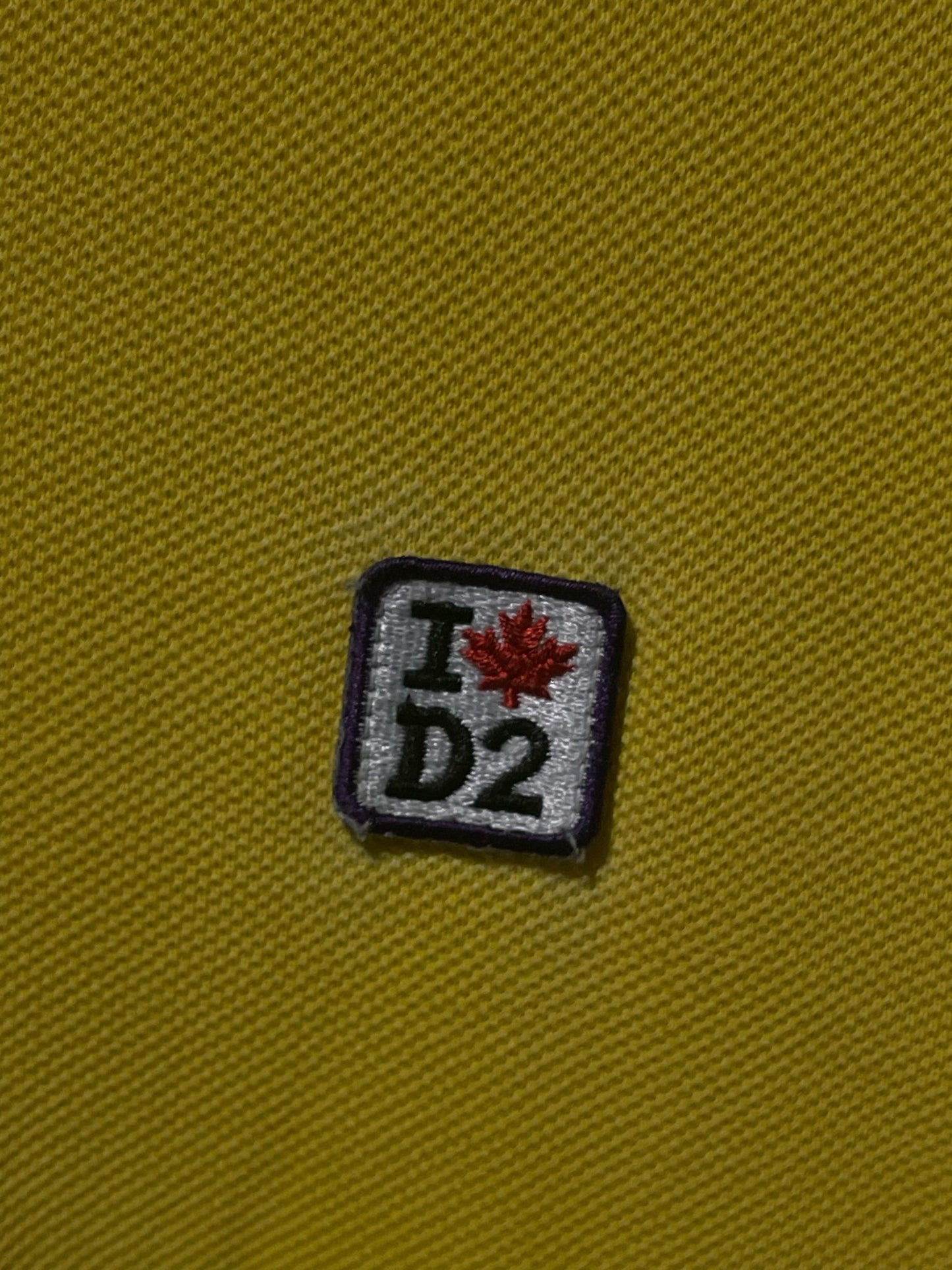 DSQUARED2 POLO YELLOW