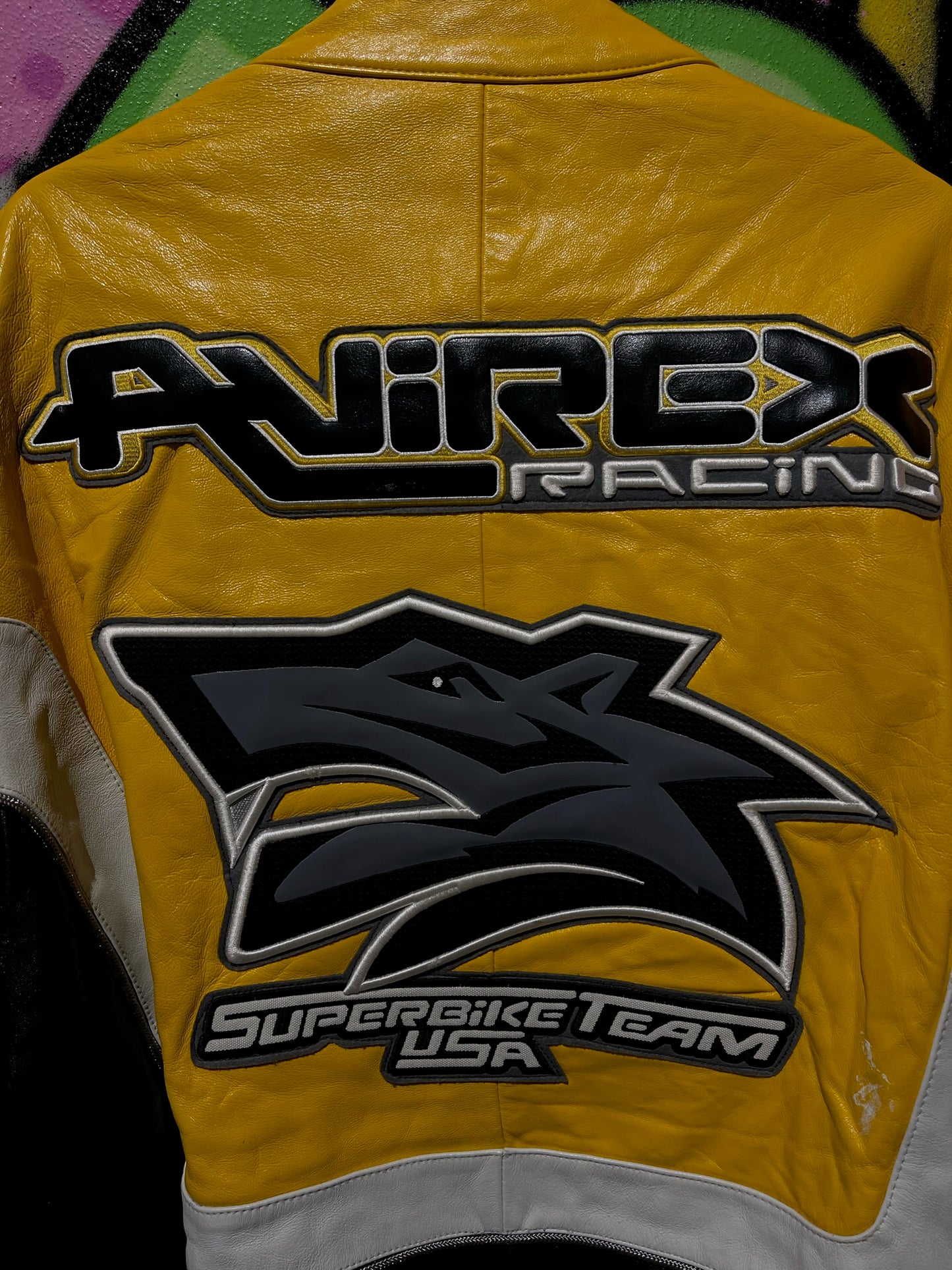AVIREX RACING SUPERBIKE TEAM USA JACKET YELLOW BLACK