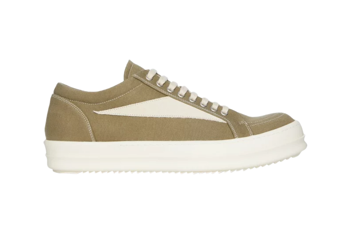 RICK OWENS DRKSHDW LUXOR VINTAGE LOW PALE GREEN