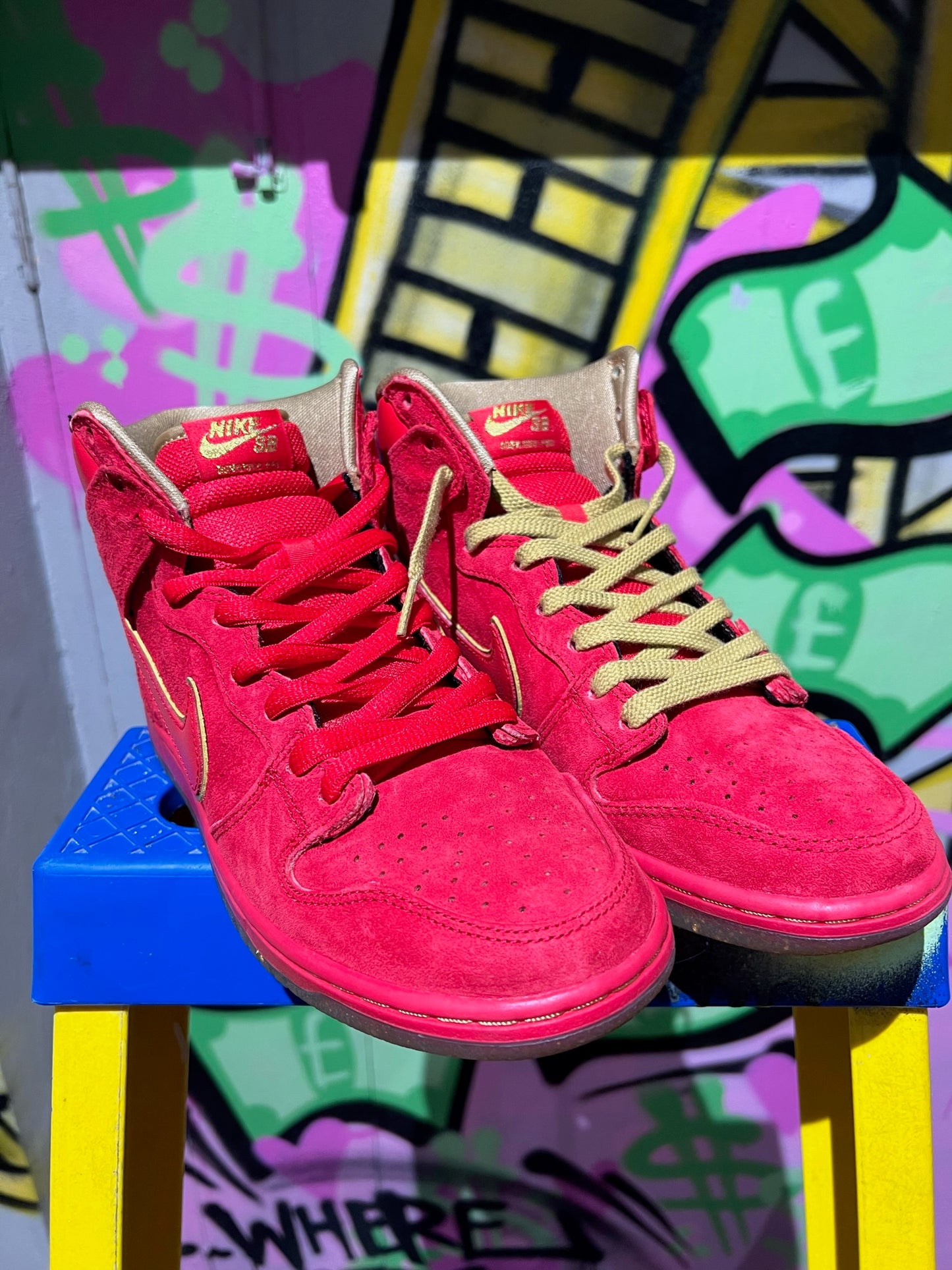 NIKE DUNK HIGH PREMIUM SB 'UNIVERSITY RED'