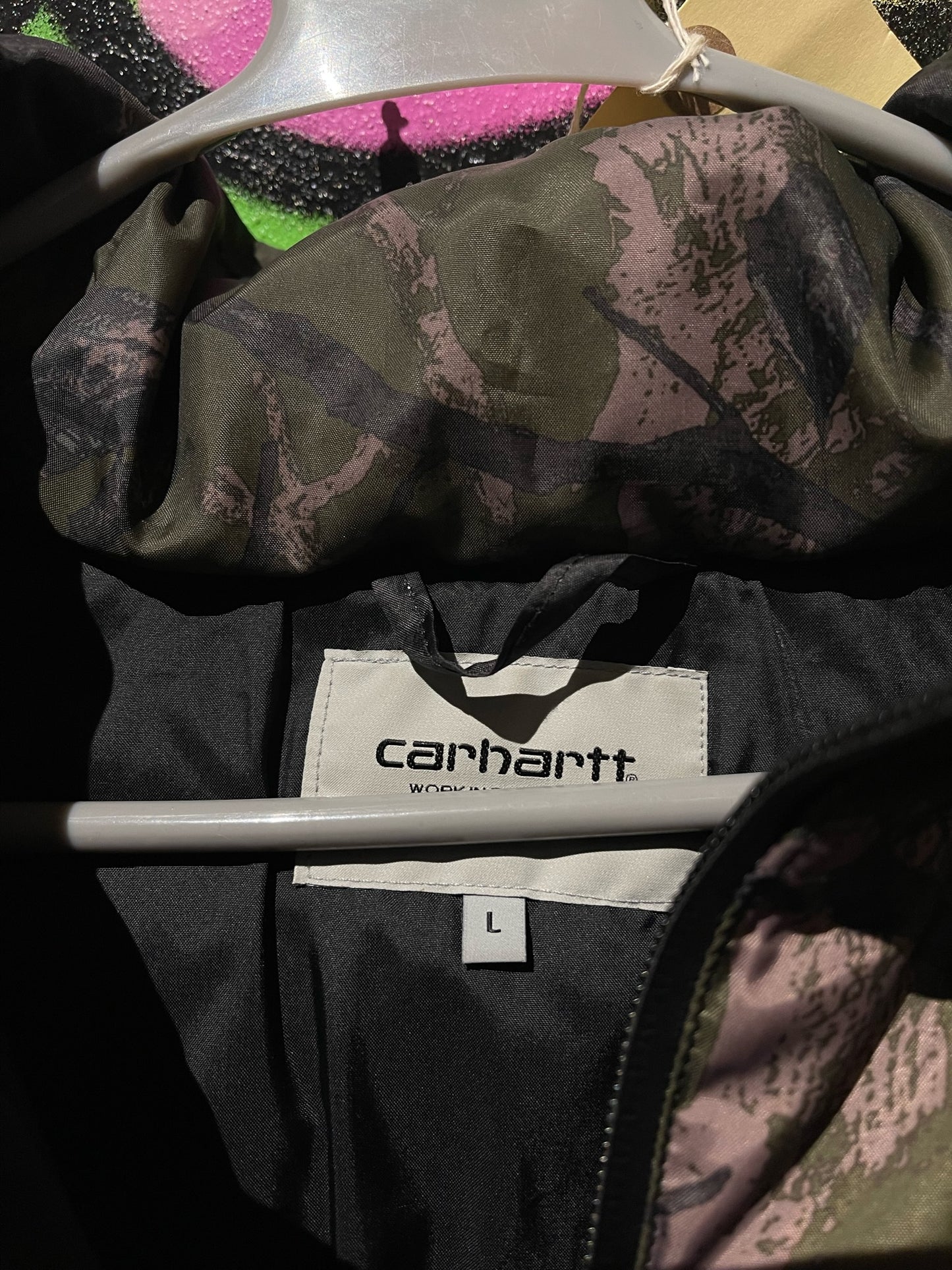 CARHARTT CAMO PUFFER