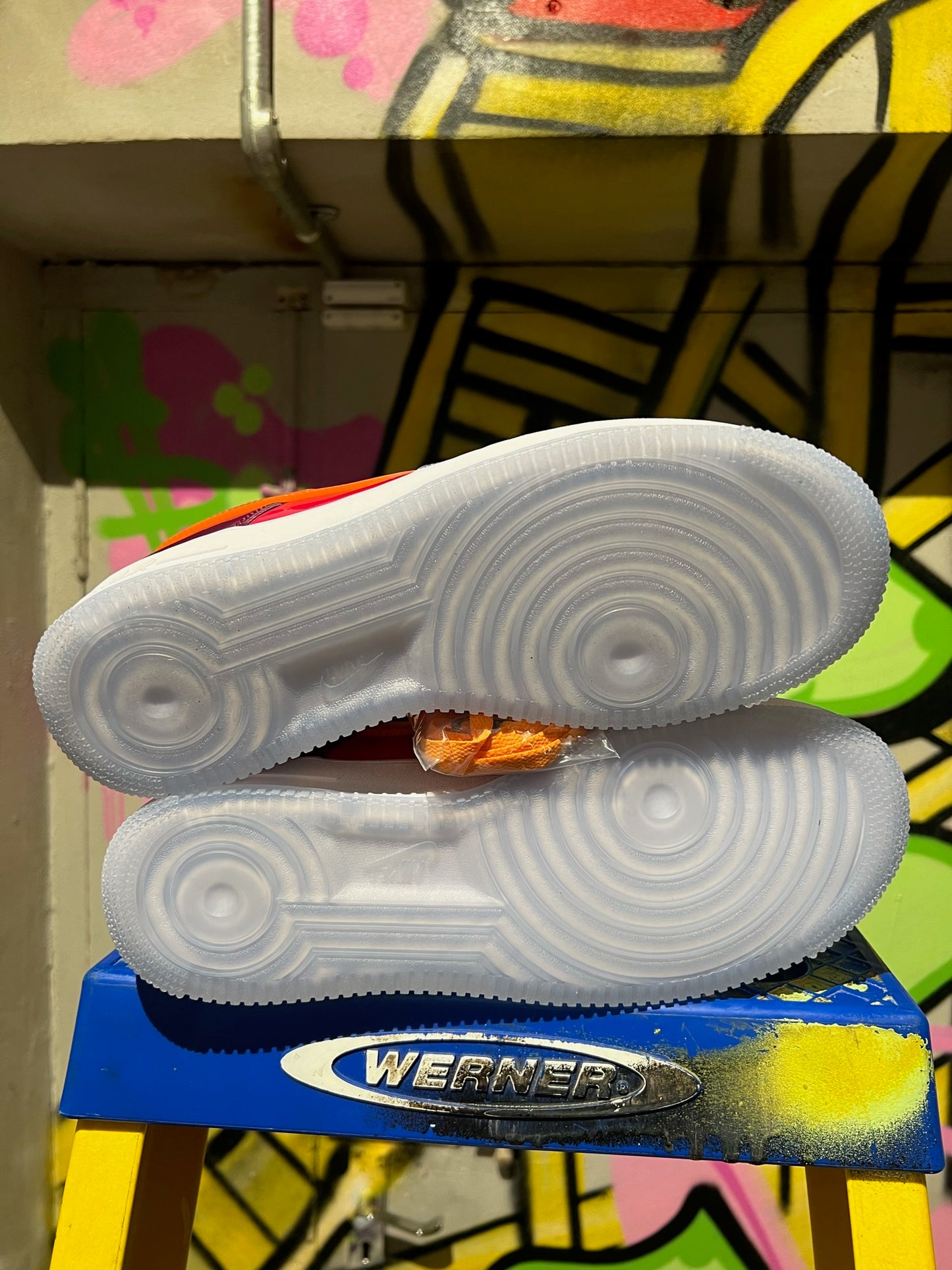 AIR FORCE ONE LOW SP X UNDEFEATED MULTI PATENT 'TOTAL ORANGE'