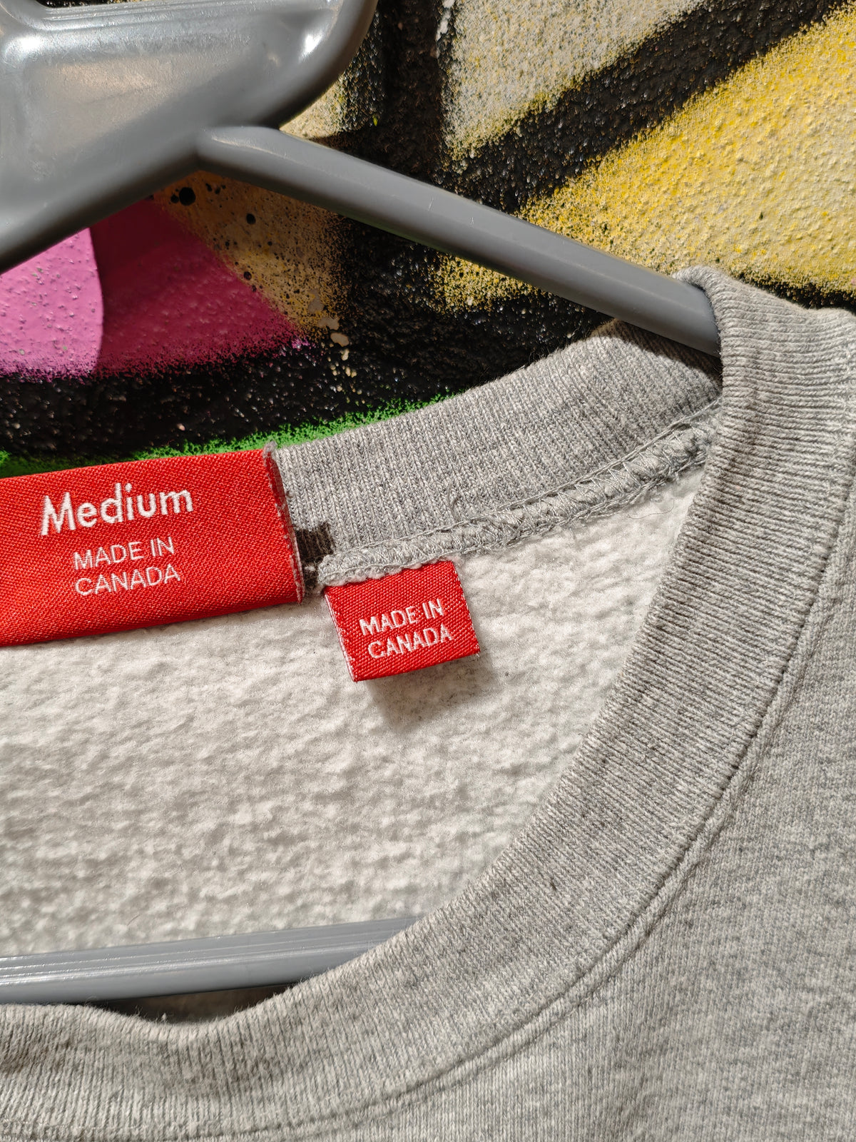 Supreme Grey Box Logo Sweatshirt