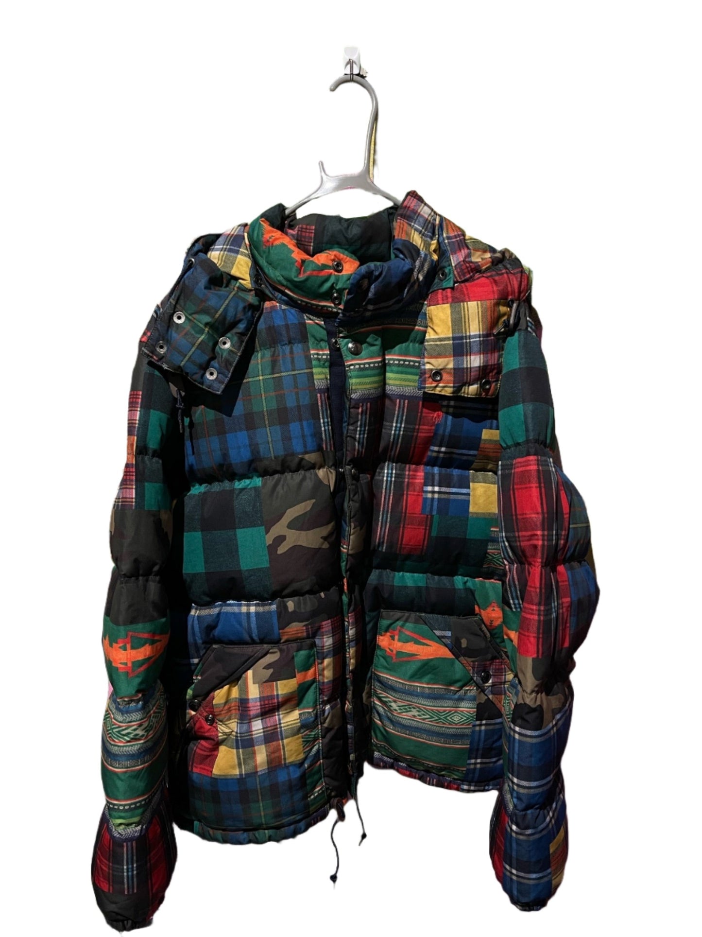 POLO RALPH LAUREN TARTAN PUFFER
