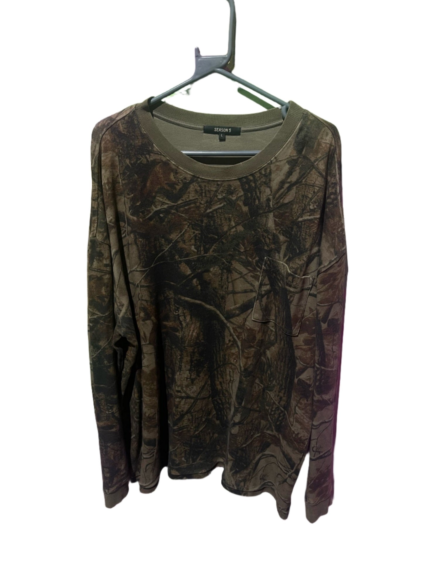 YEEZY SEASON 5 CAMO LONGSLEEVE
