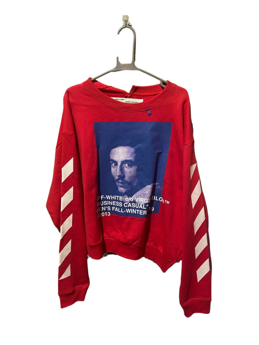 OFF WHITE BUSINESS CASUAL SWEATER