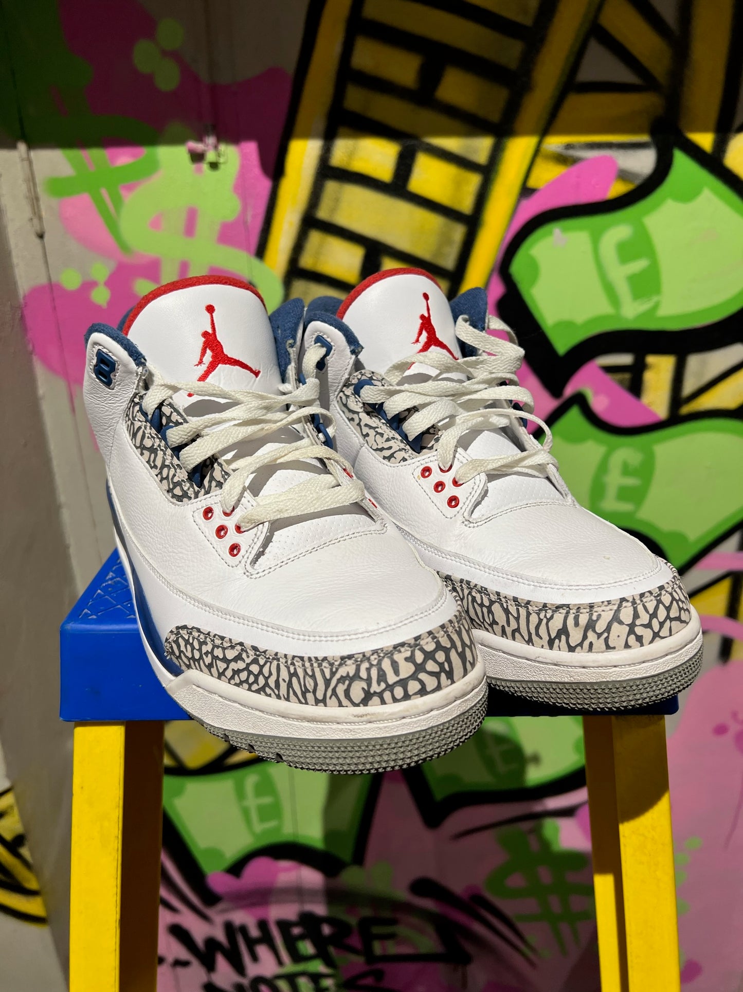 AIR JORDAN 3 RETRO OG 'FIRE RED-TRUE BLUE'