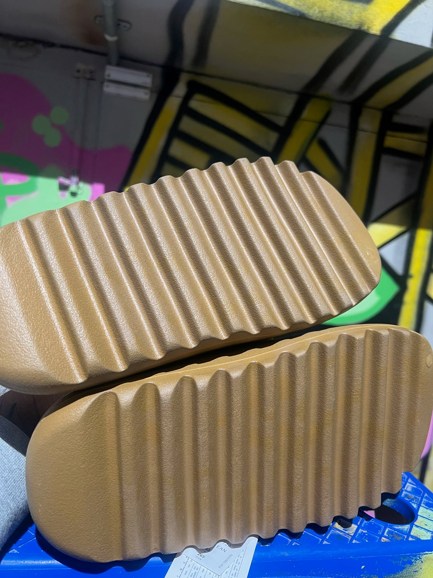 ADIDAS YEEZY SLIDES OCHRE