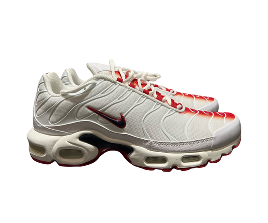 NIKE AIR MAX PLUS WHITE RED
