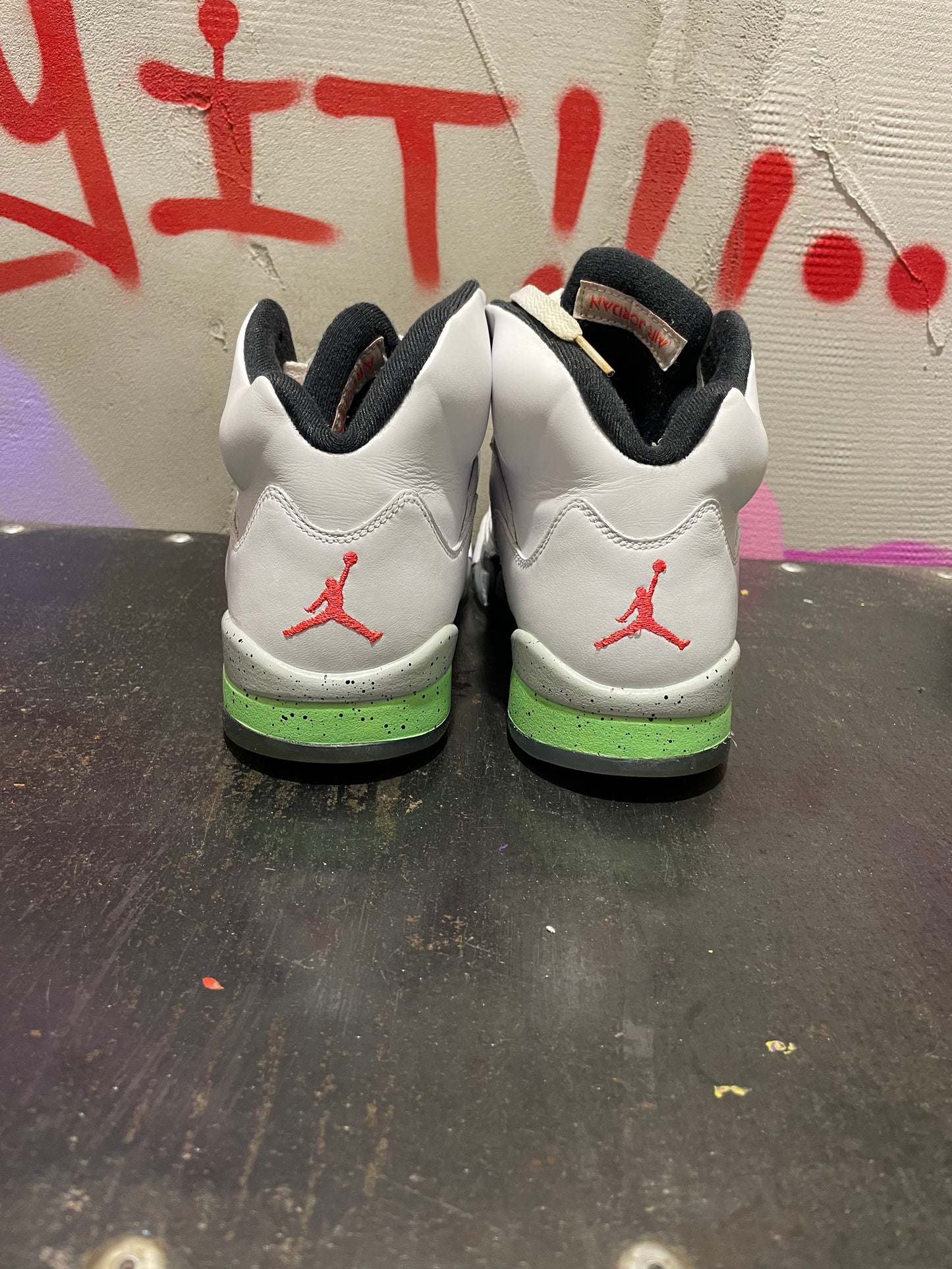 AIR JORDAN 5 HIGH 'POISON GREEN'