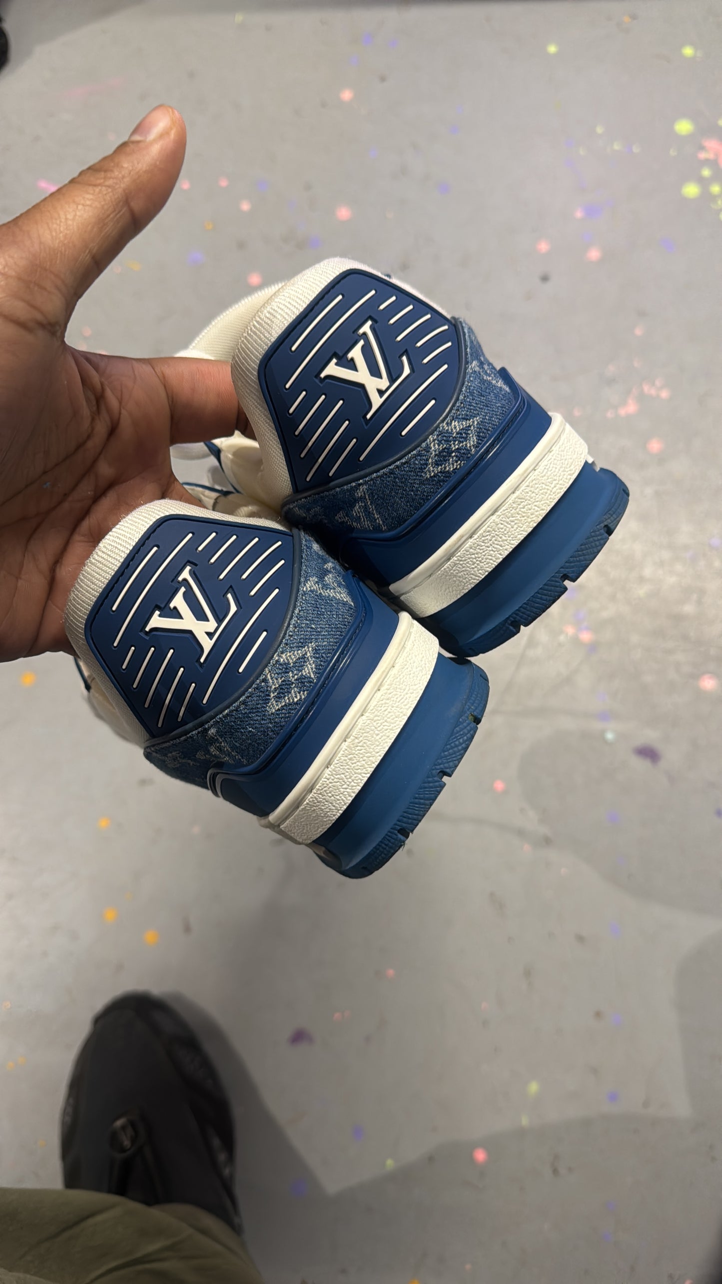 LOUIS VUITTON DENIM SNEAKER
