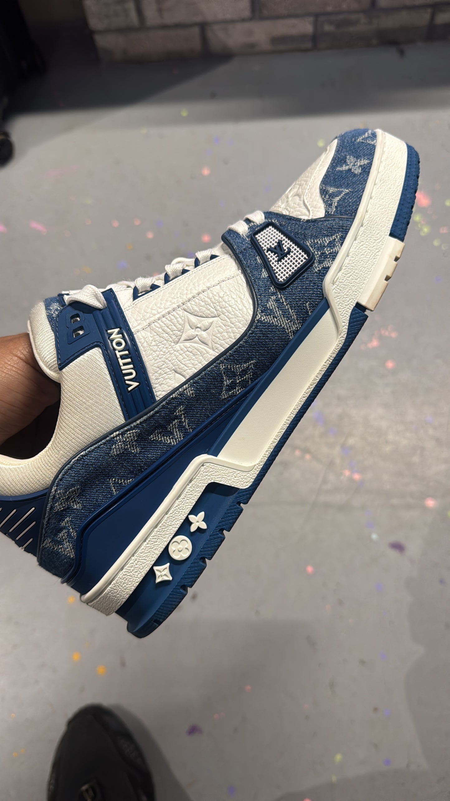 LOUIS VUITTON DENIM SNEAKER