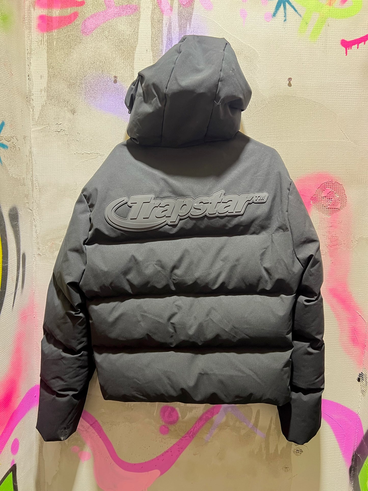 TRAPSTAR BLACK PUFFER JACKET