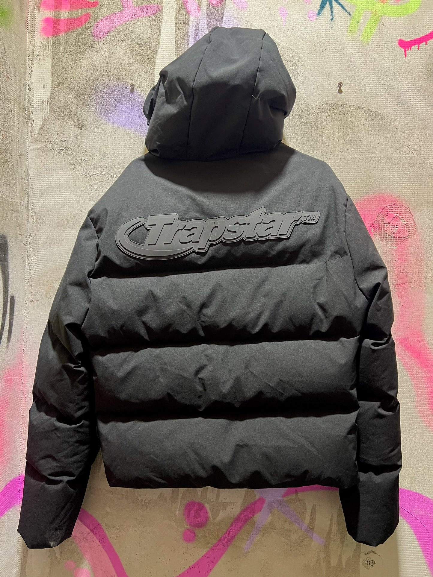 TRAPSTAR BLACK PUFFER JACKET