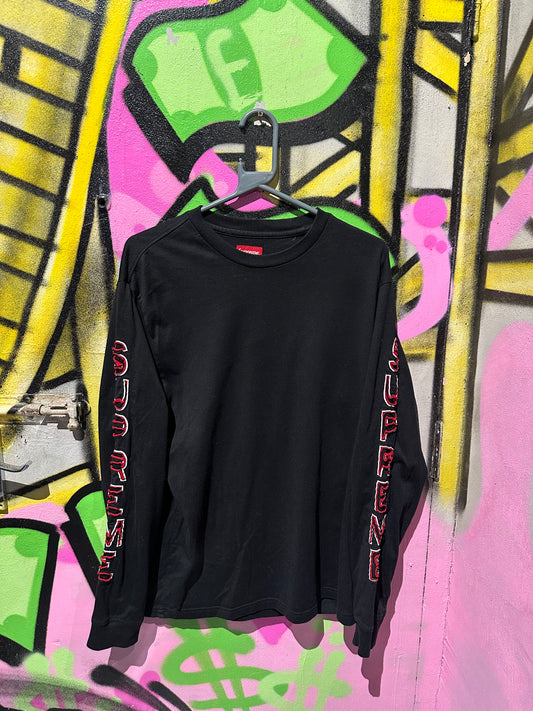 SUPREME EMBROIDERED LONGSLEEVE