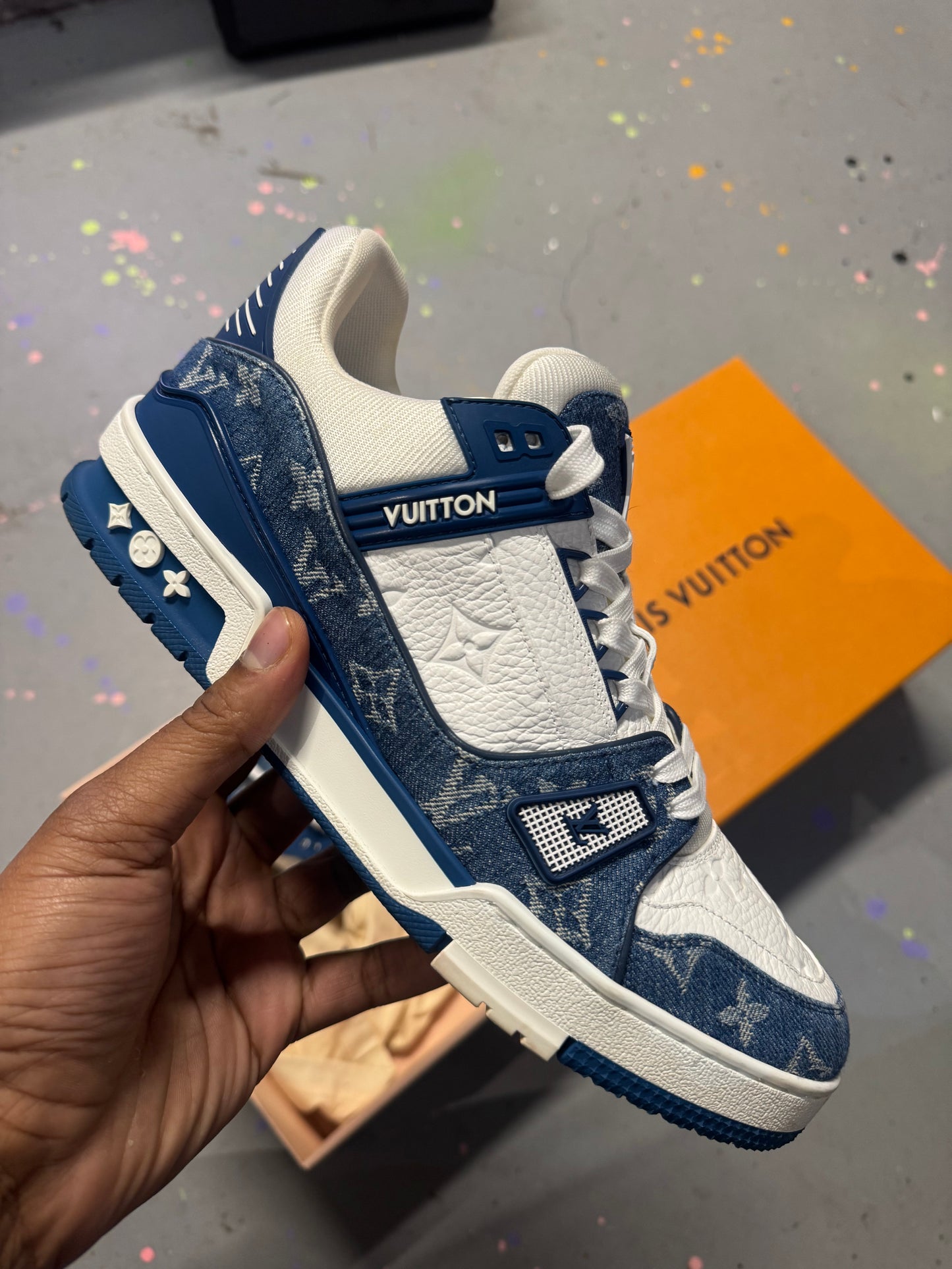 LOUIS VUITTON DENIM SNEAKER