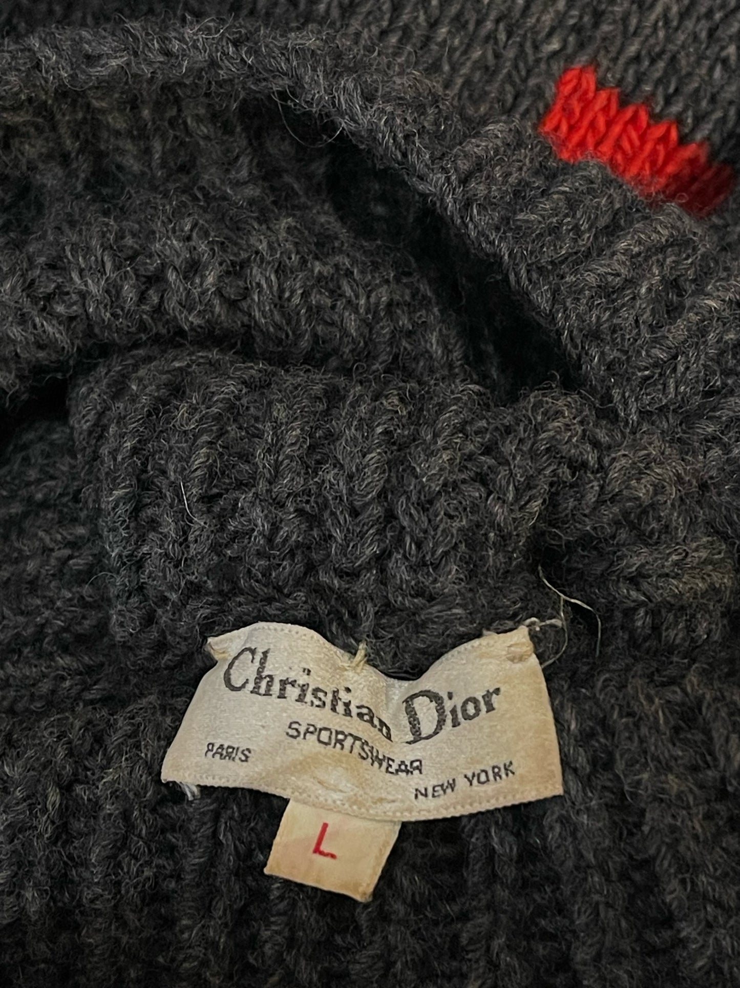 CHRISTIAN DIOR KNITTED SWEATER