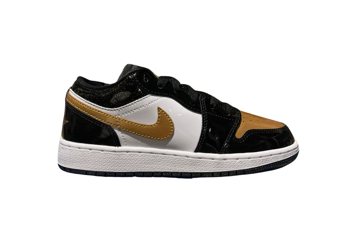 AIR JORDAN 1 LOW SE GS GOLD TOE