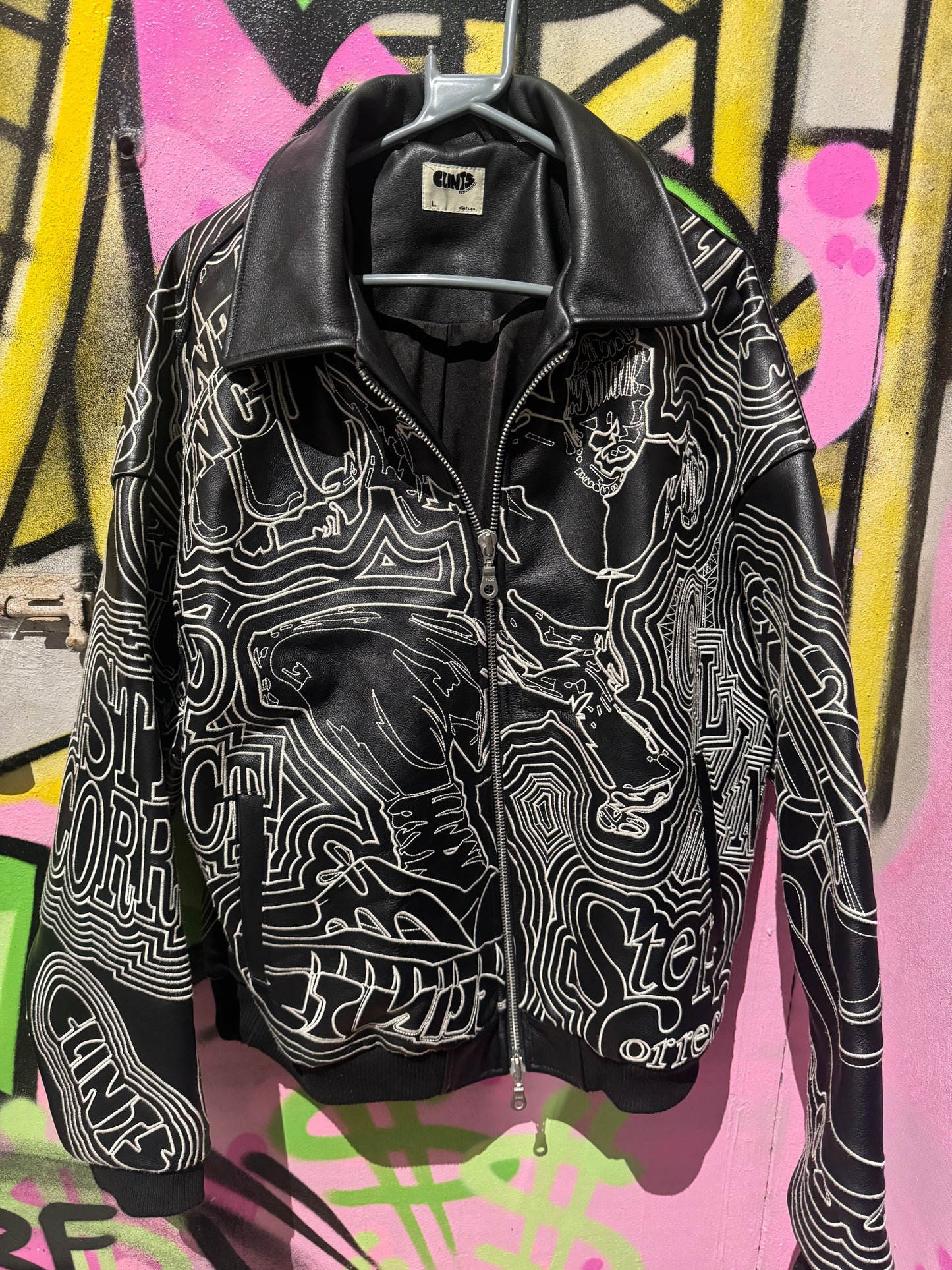 CLINTS LEATHER STITCH JACKET