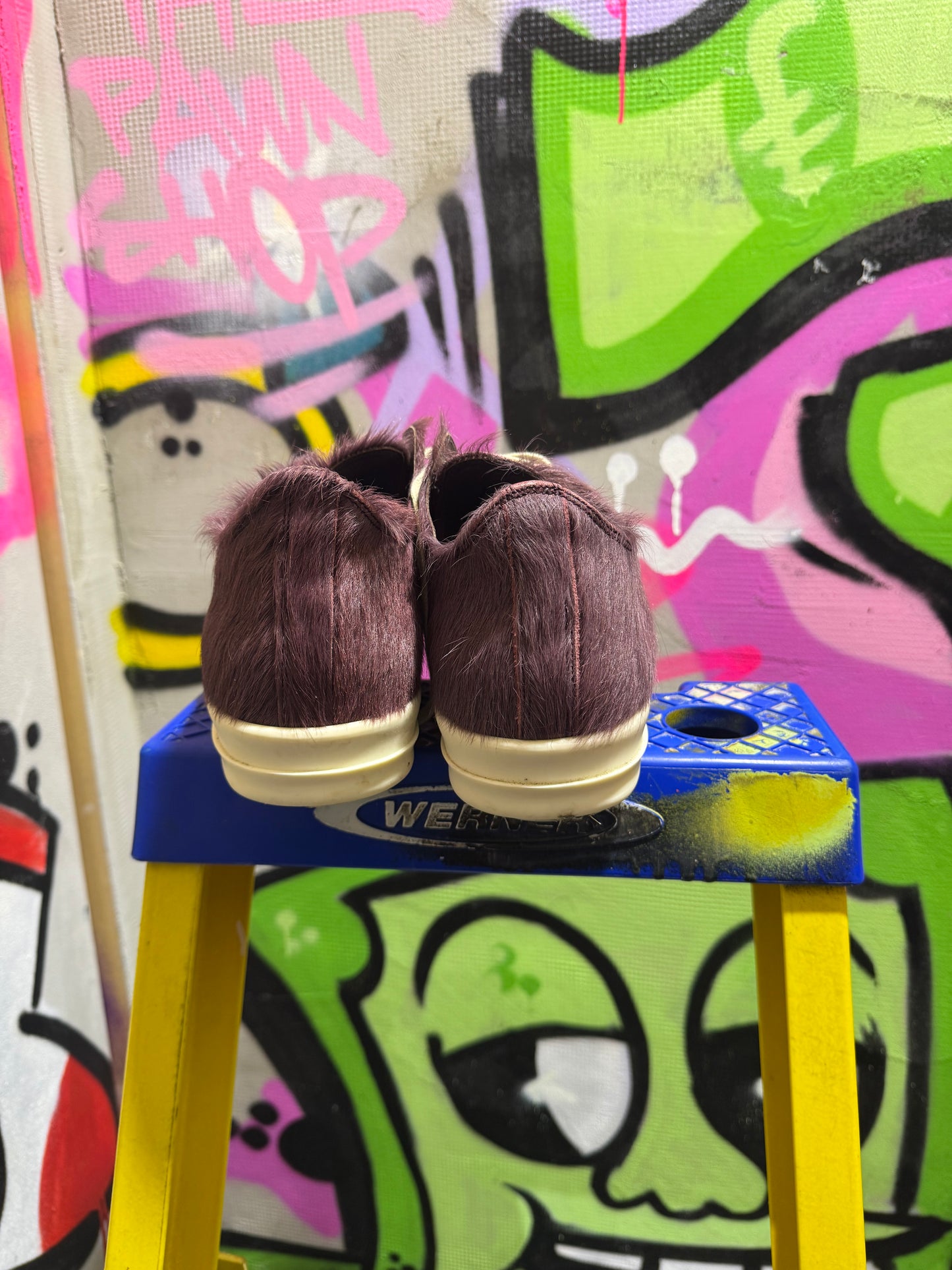 RICK OWENS PONY FUR LUXOR LOWS