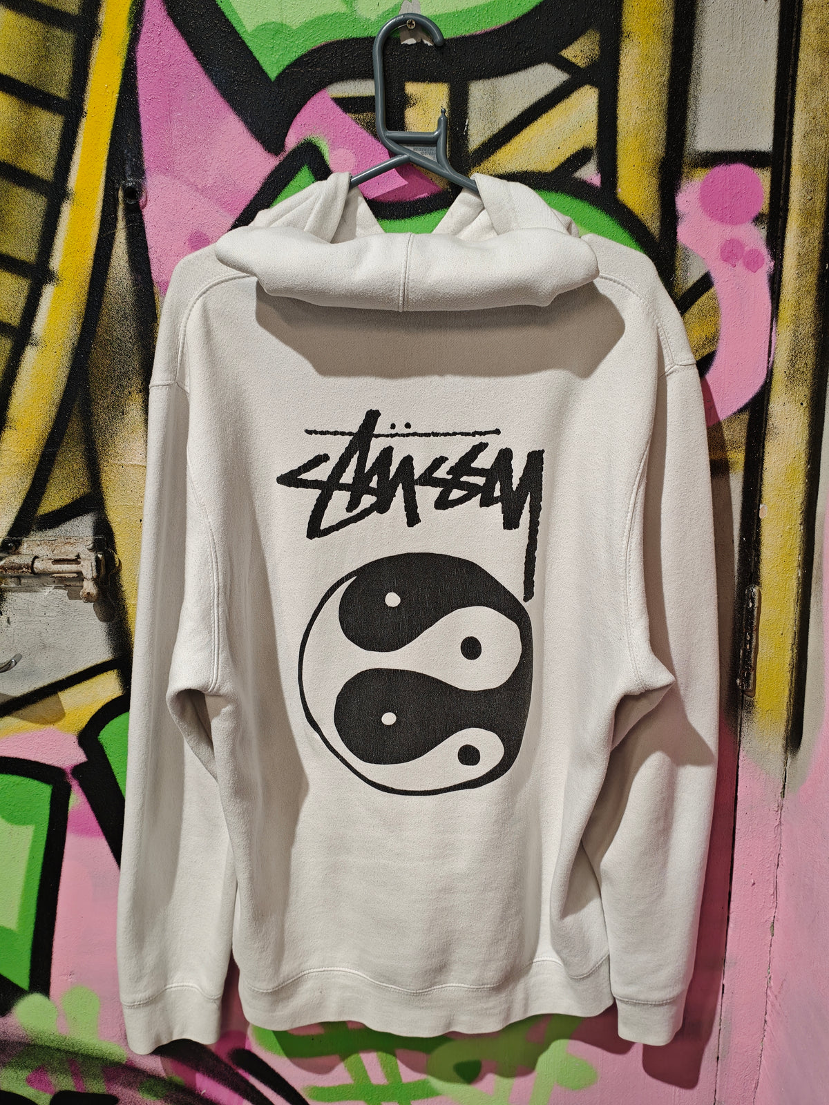 Stüssy Yin Yang Cream Hoodie