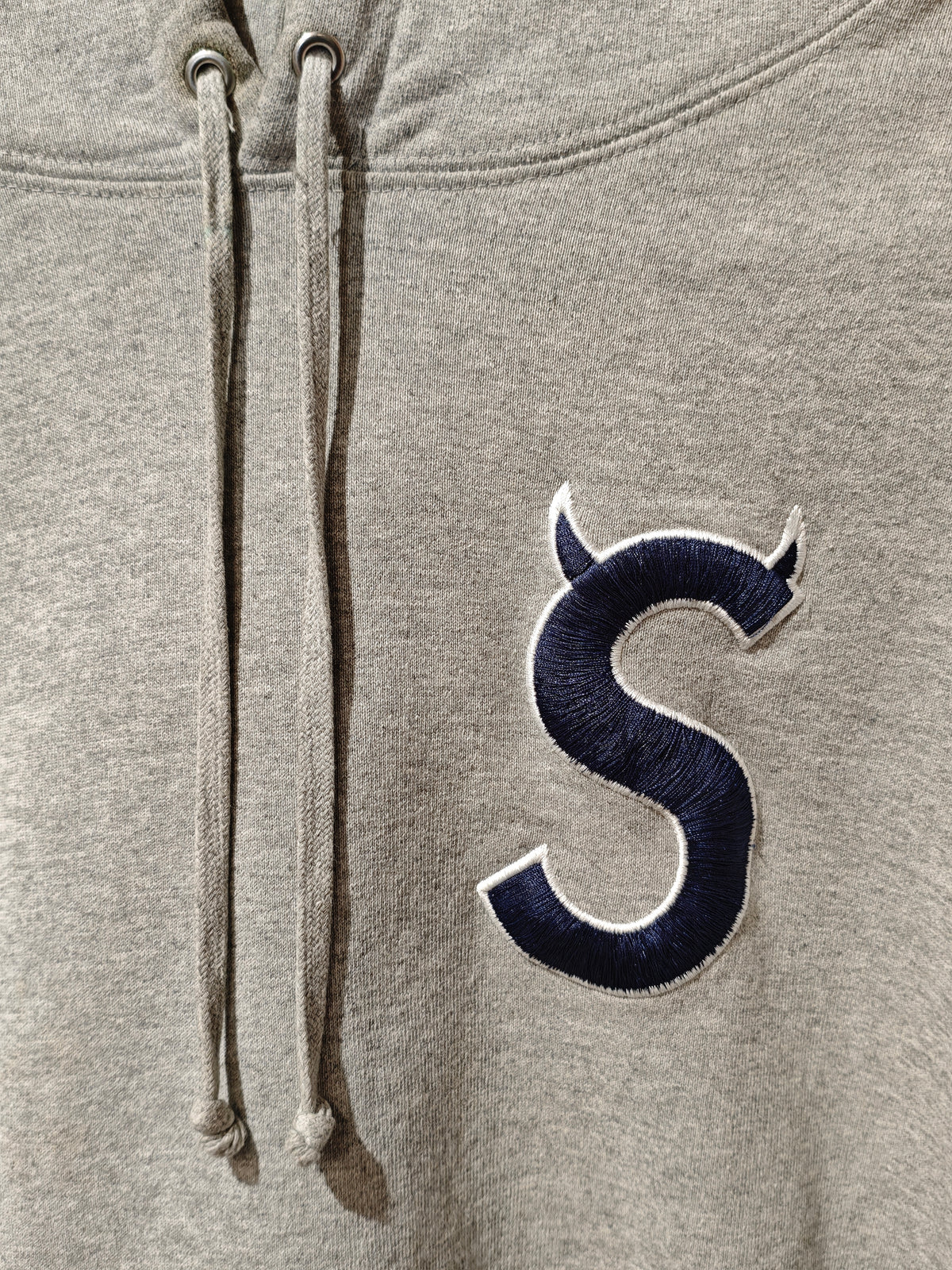 Supreme Devil S Logo Grey Hoodie