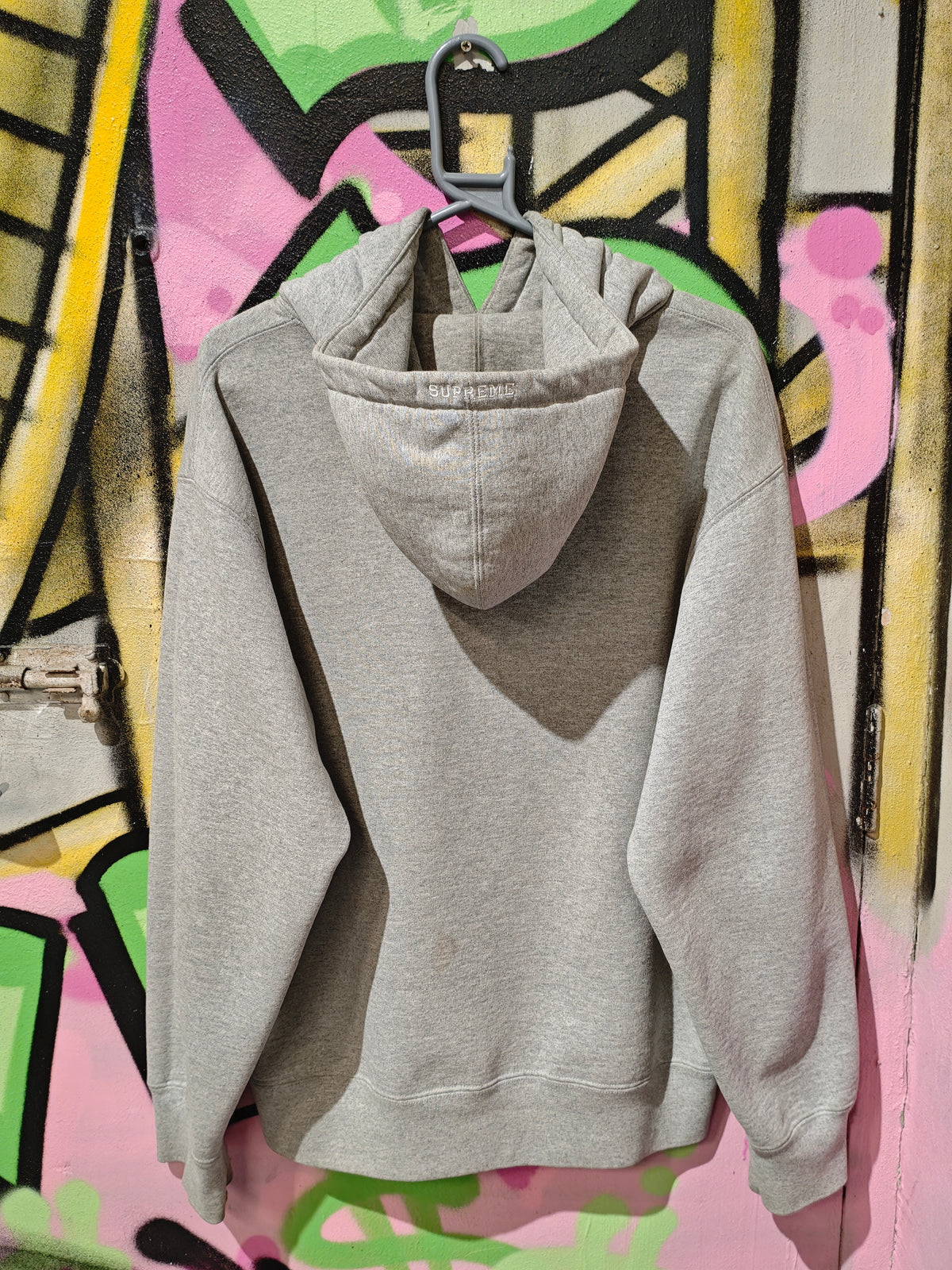 Supreme Devil S Logo Grey Hoodie
