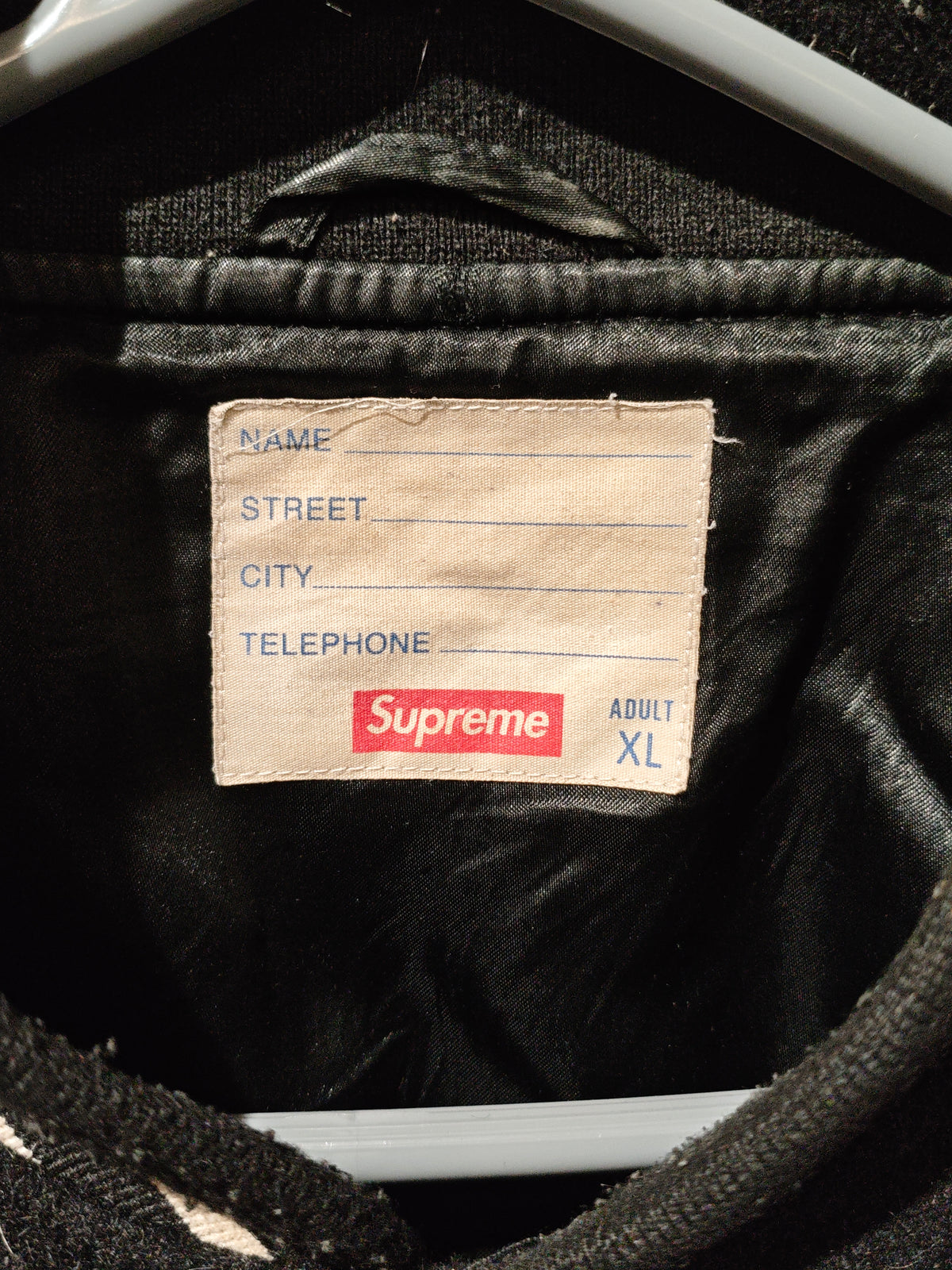 Supreme Playboy Black Varsity Jacket
