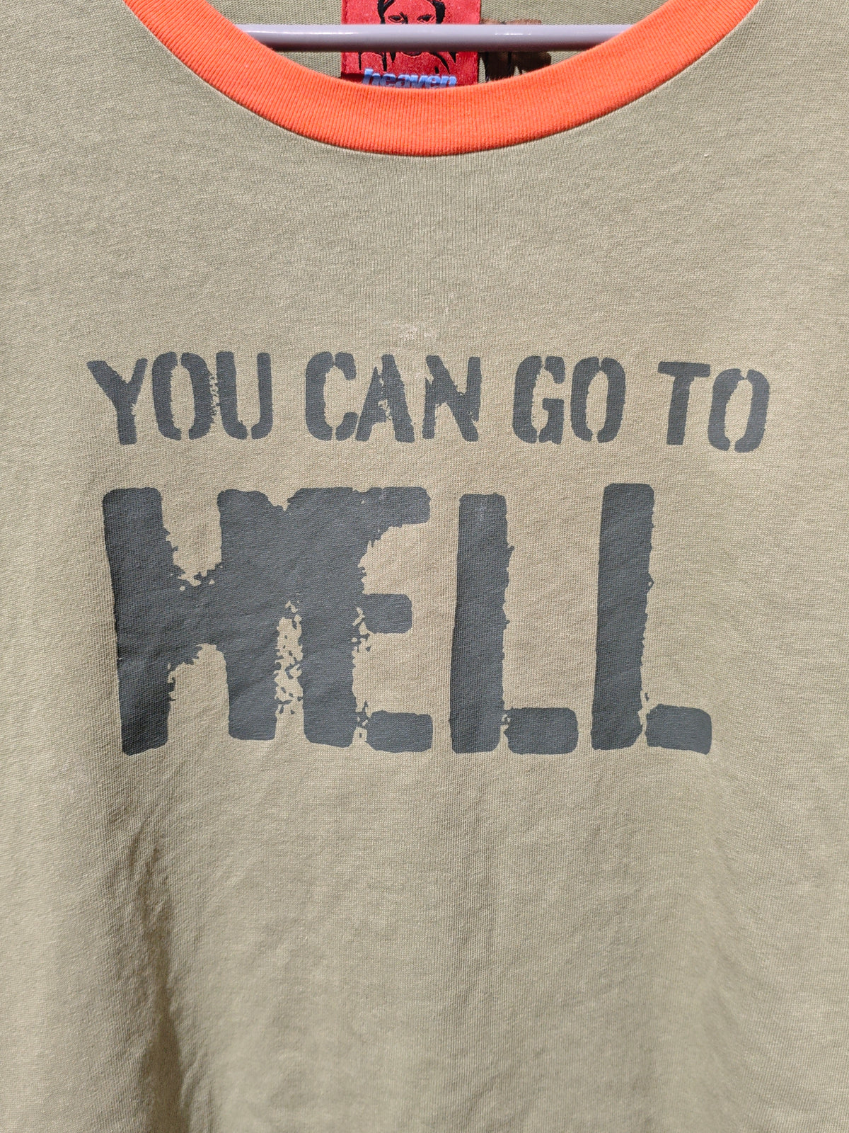 Marc Jacobs Olive slogan T-shirt
