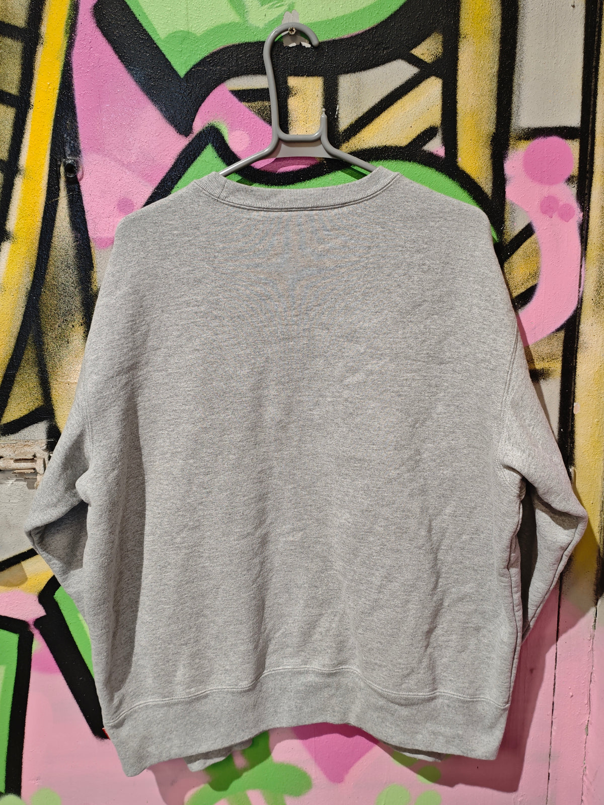 Supreme Grey Box Logo Sweatshirt
